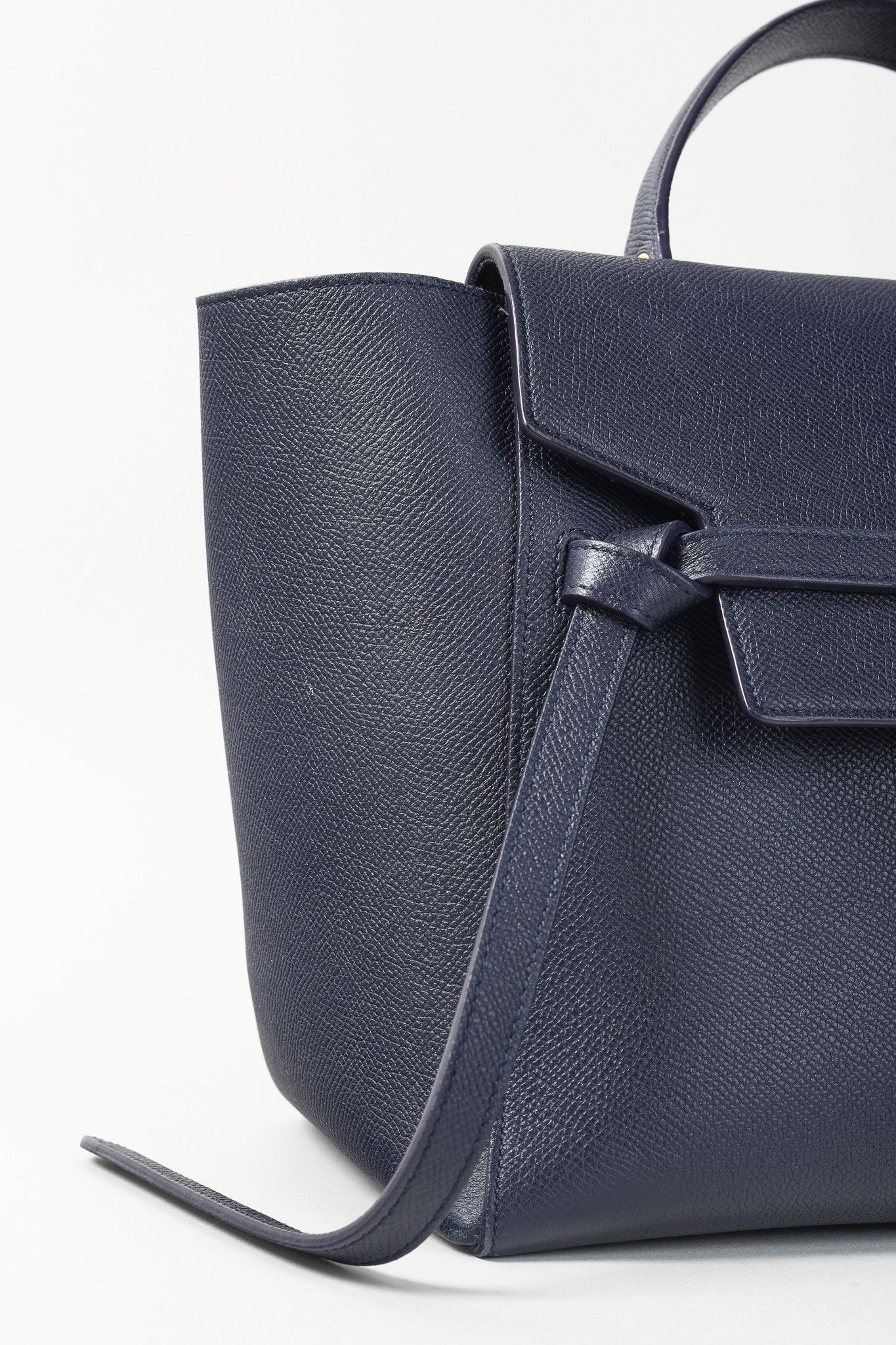 Celine Celine Mini Belt Navy Grained Calfskin Bag Size ONE SIZE - 10 Thumbnail