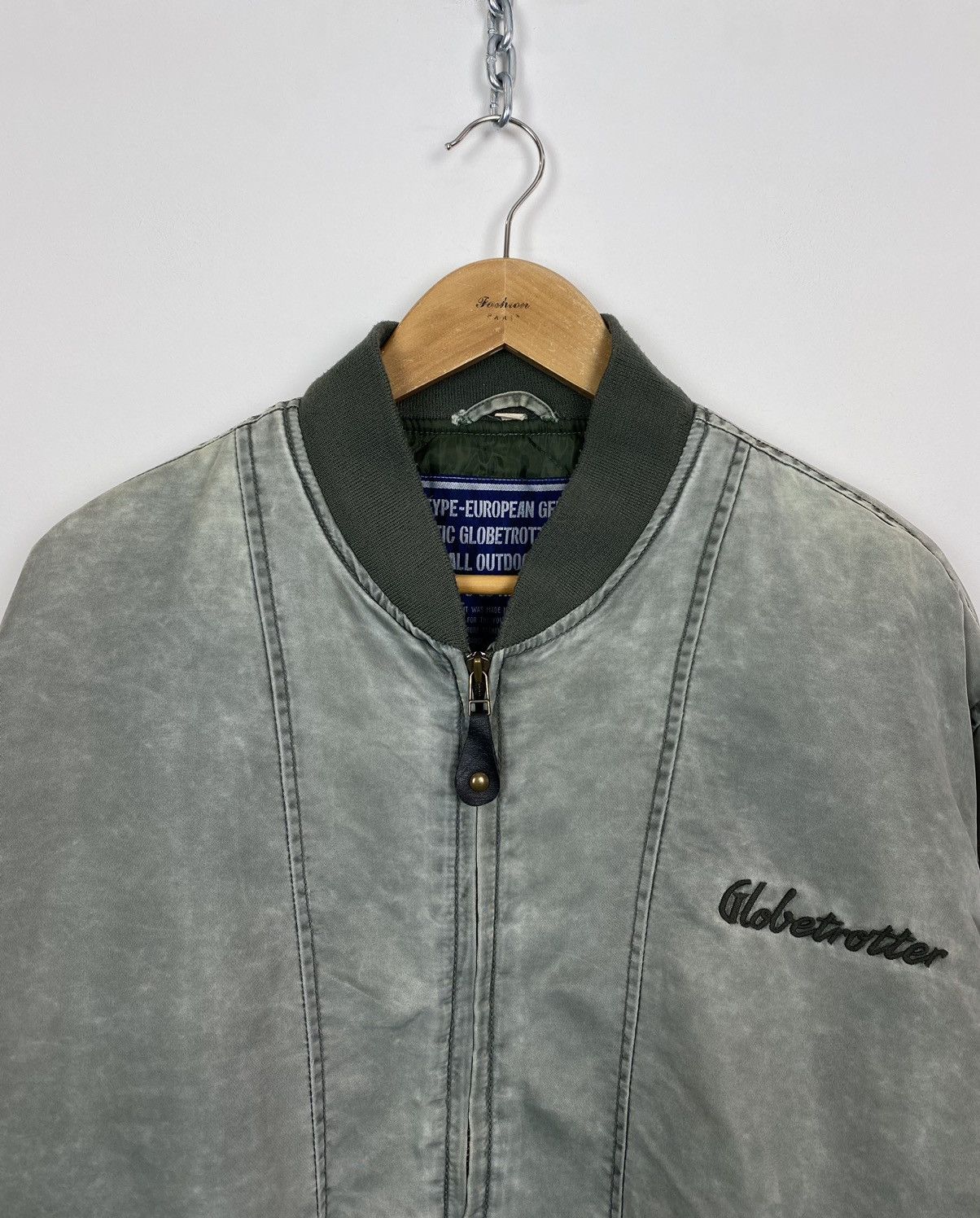 Vintage Vintage Globetrotter Military Bomber MA-1 Flight Jacket USA Size US L / EU 52-54 / 3 - 2 Thumbnail