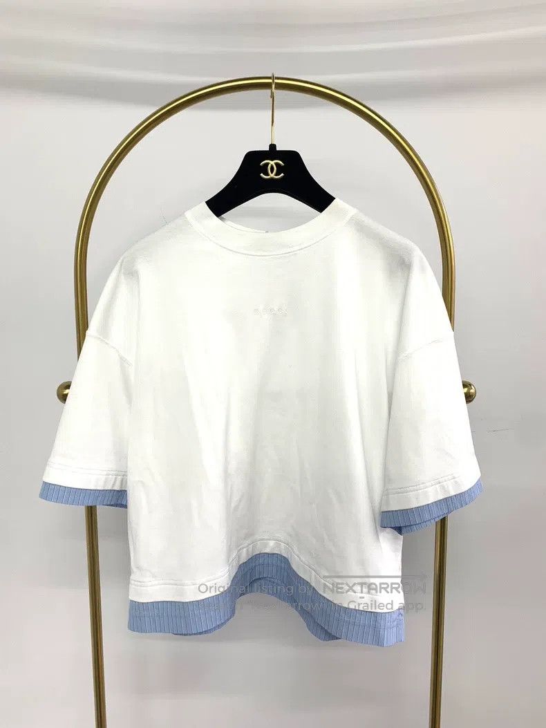 Gucci Gucci White fake two-piece stitched short-sleeved T-shirt Size US XS / EU 42 / 0 - 1 Thumbnail