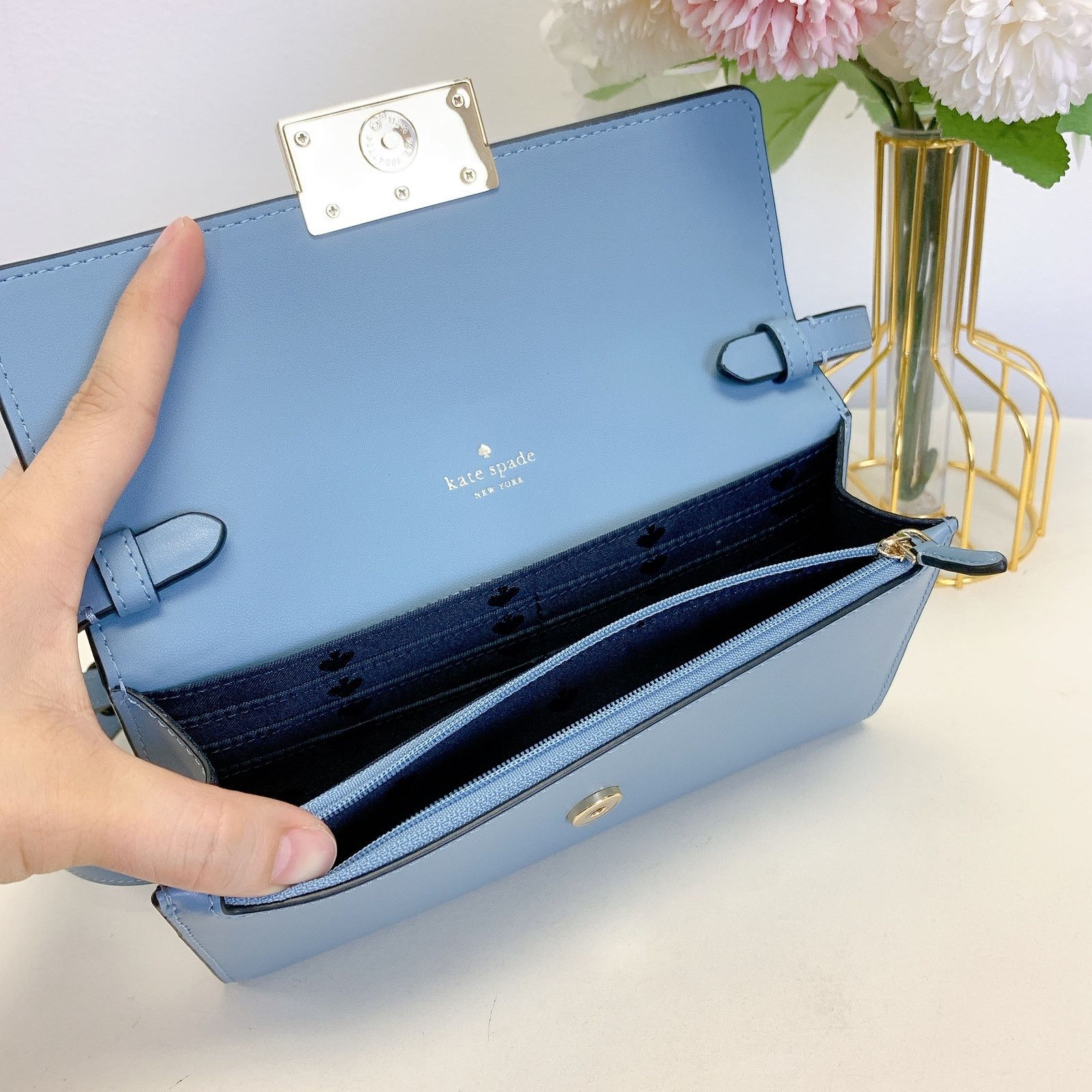 Kate Spade Kate Spade KB545 Reegan Crossbody IN Blue Size ONE SIZE - 5 Thumbnail