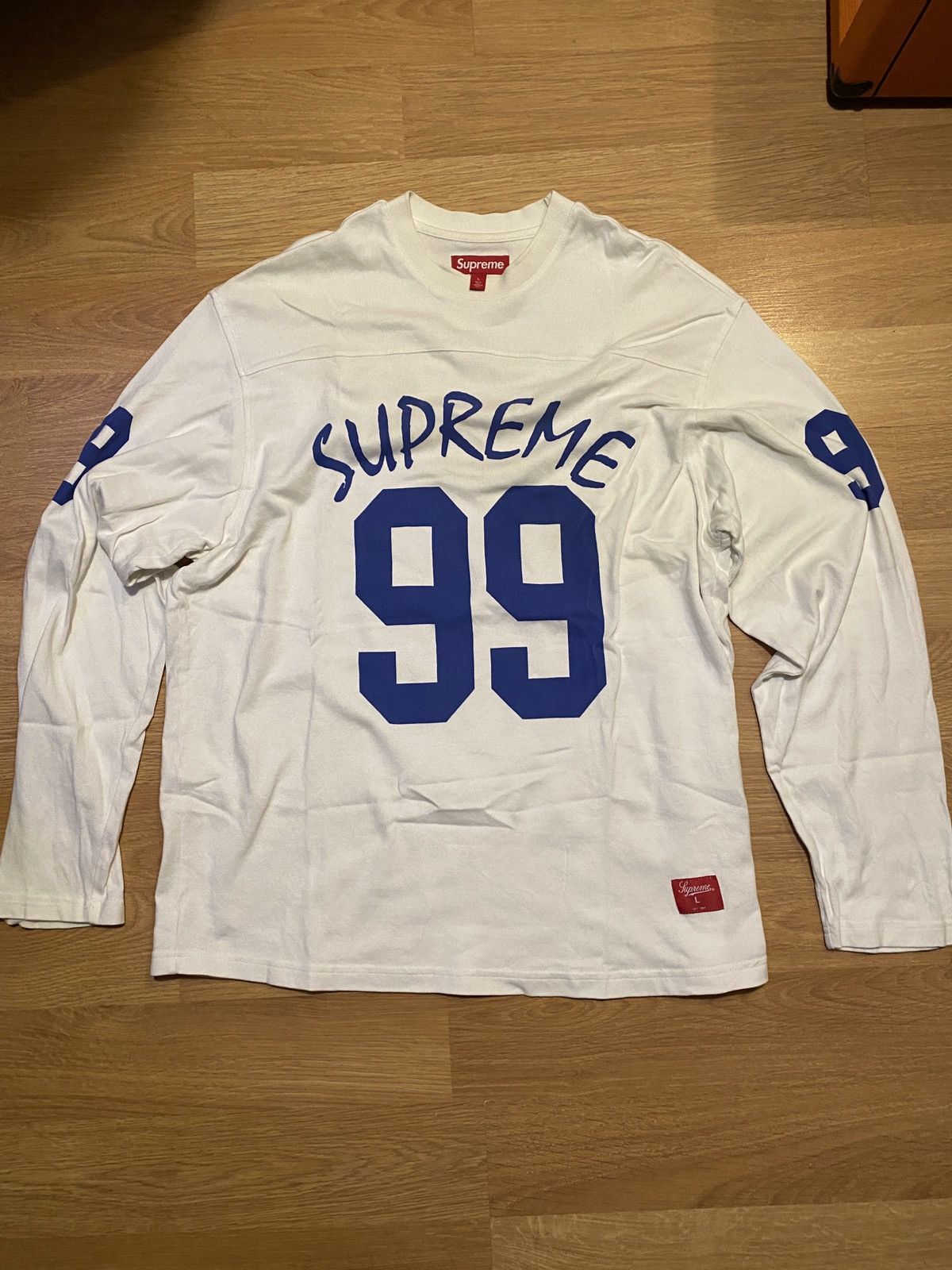 Supreme 99 L/S Football Top SS24 | Grailed