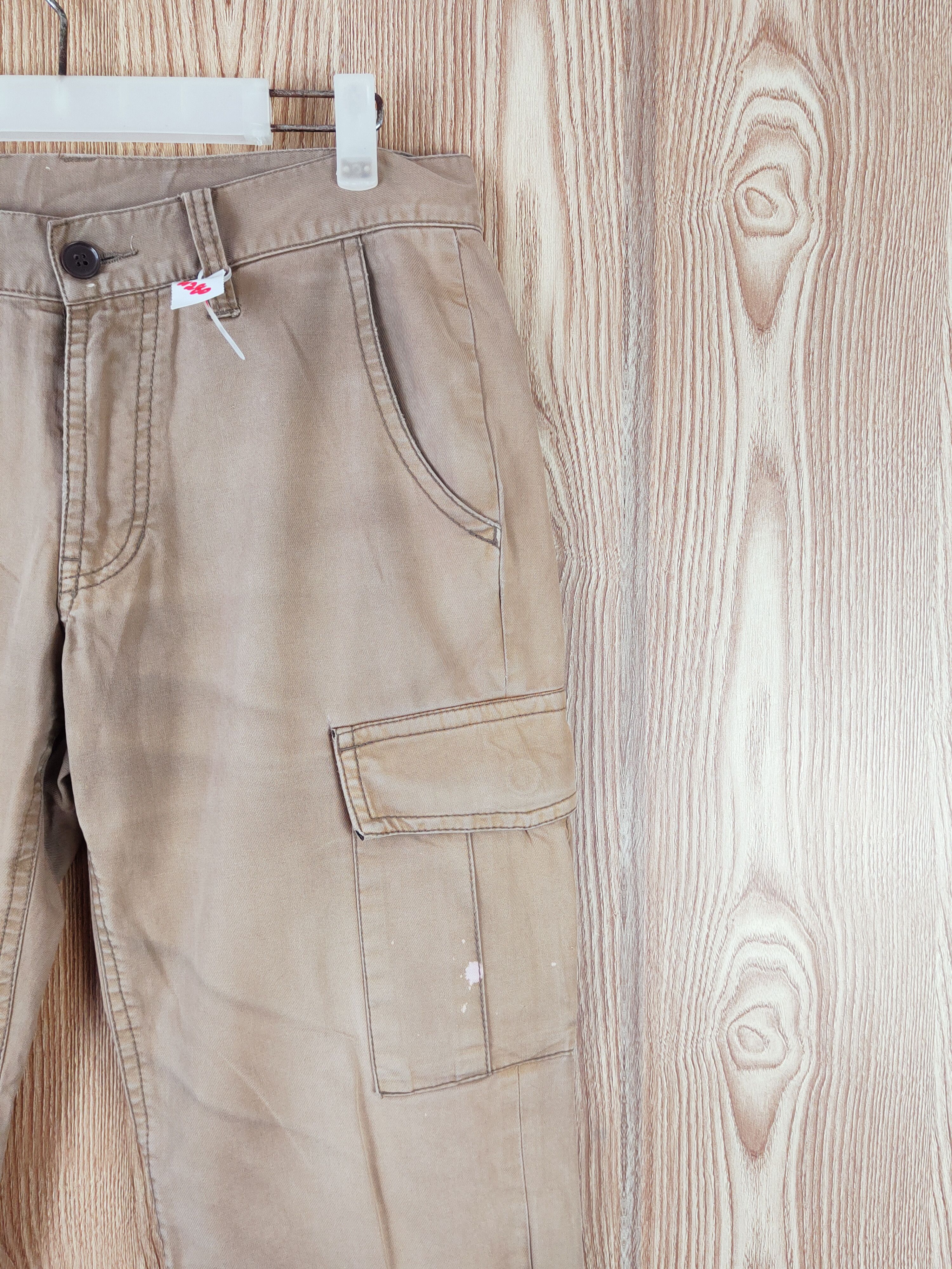 Takeo Kikuchi TK Mixpice Brown Faded Multipocket Cargo Pants #W280 Size US 32 / EU 48 - 5 Thumbnail