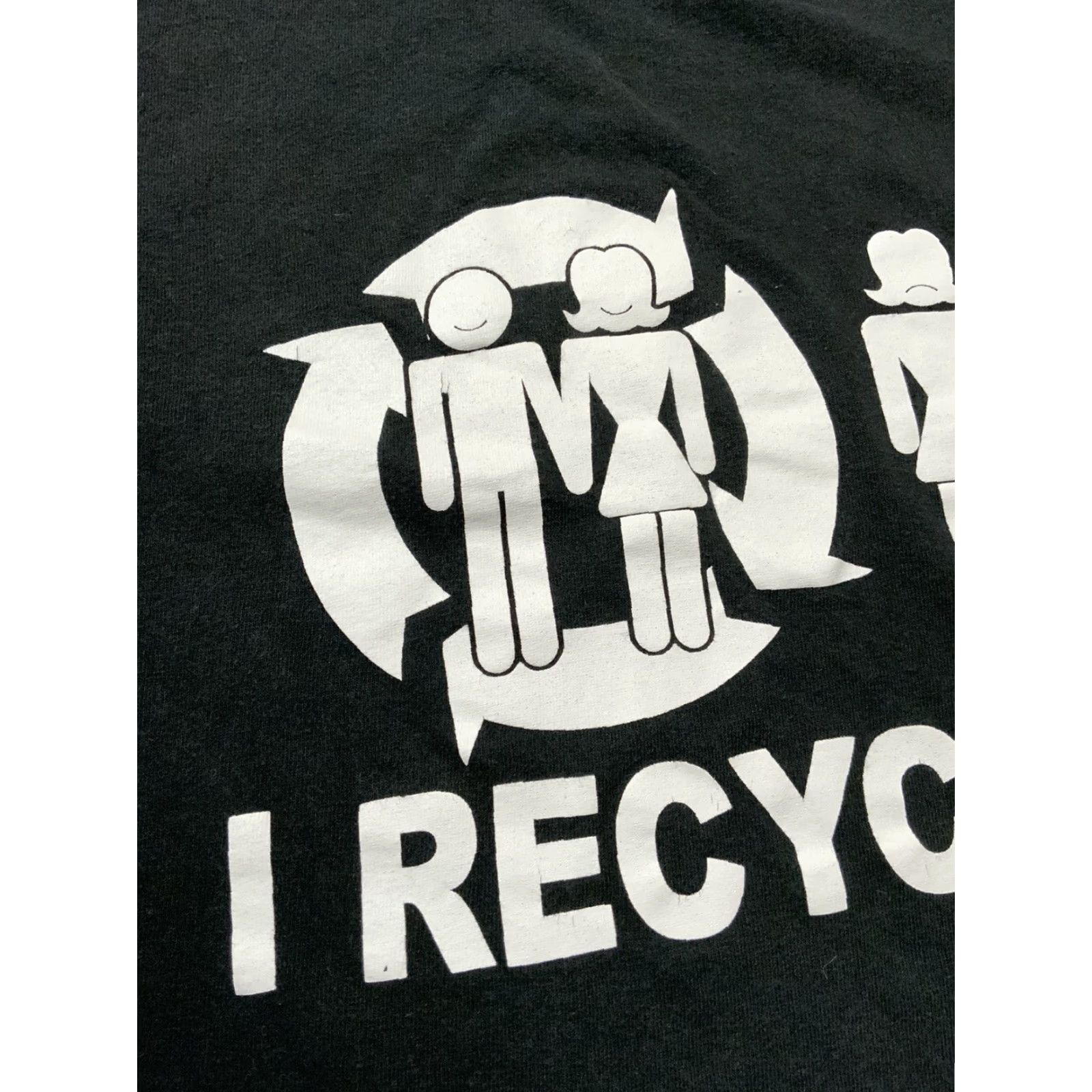 Vintage VINTAGE Y2K Alstyle Recycle Skateboarding Black Graphic Crewneck T-Shirt XL Men Size US XL / EU 56 / 4 - 5 Thumbnail