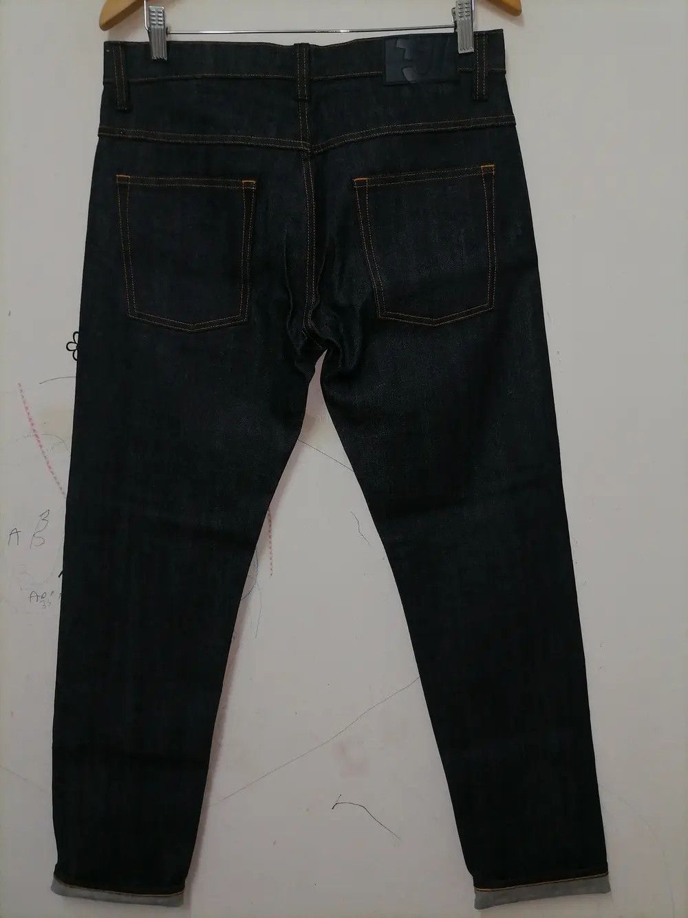 If Six Was Nine × Japanese Brand × Jil Sander Jil Sander X Uniqlo Selvedge Denim Jeans Size US 33 - 4 Thumbnail