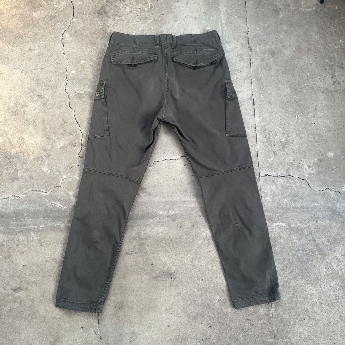 G-Star Vintage G-Star Raw Cargo 3D Straight Tapered Pants Size US 34 / EU 50 - 8 Thumbnail