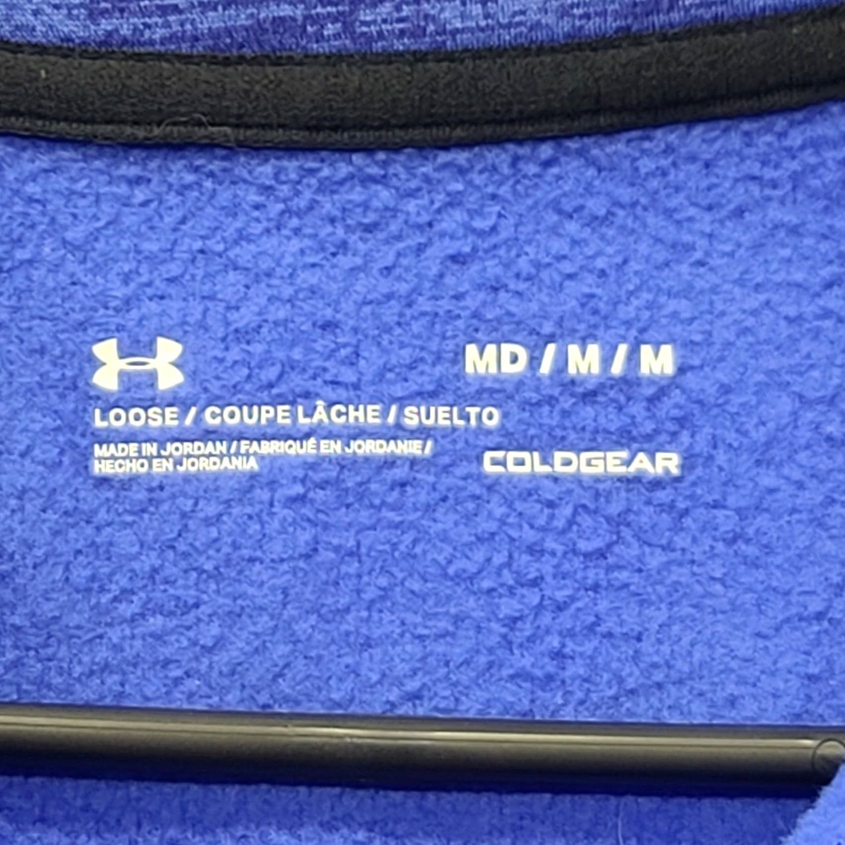 Under Armour Under Armour Fleece Mens M Coldgear 1/4 Zip Loose Fit Tech Pro Athleisure Sweatshirt Shirt Zip Mock Neck Blue Size US M / EU 48-50 / 2 - 2 Thumbnail