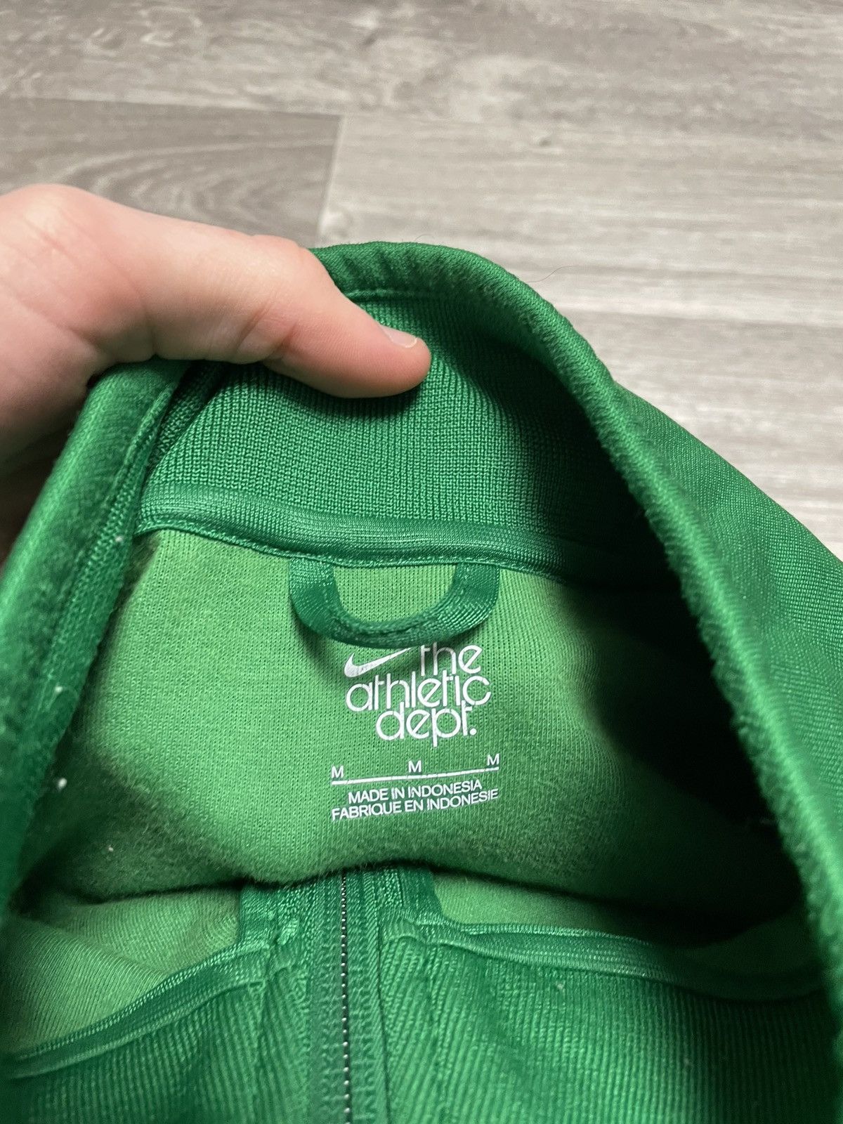 Nike Vintage Nike Athletic Dept. Green Track Jacket Size US M / EU 48-50 / 2 - 13 Thumbnail