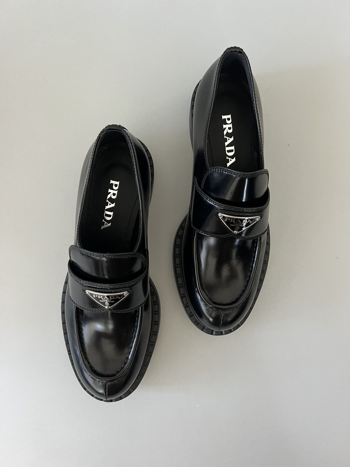 Prada Prada Brushed Loafers Size US 10 / IT 40 - 5 Thumbnail