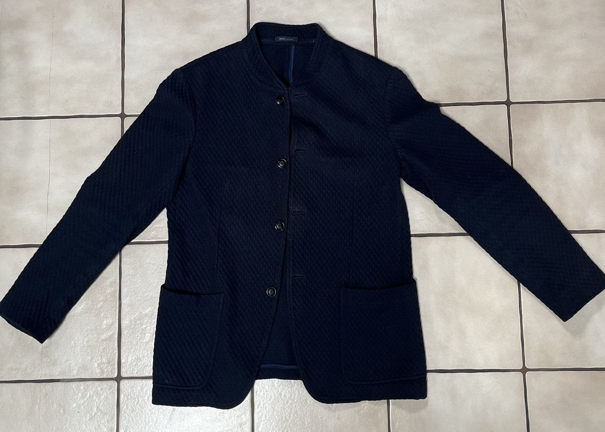 Armani Collezioni Armani Collezioni cotton navy blazer Size 38R - 1 Thumbnail