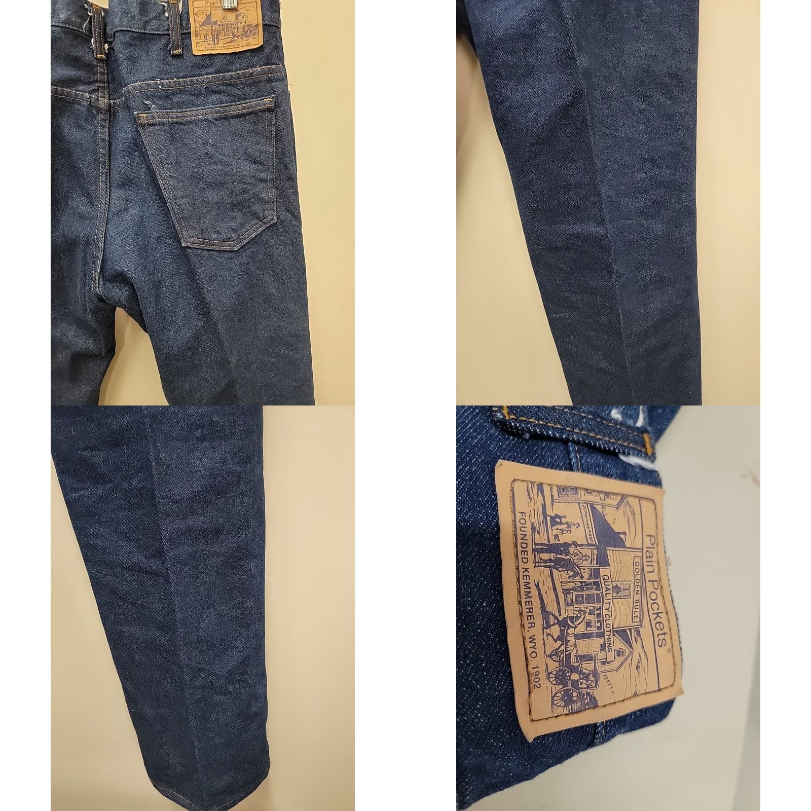 JCPenney VINTAGE JCPenney Jeans Mens 36x30 Denim 100% Cotton Blue Dark Wash 5-Pocket Size US 36 / EU 52 - 9 Thumbnail