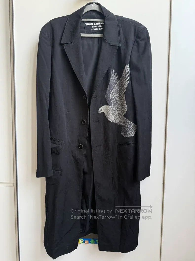 Yohji Yamamoto Yohji Yamamoto 08 SS Replica Defeated Soldier Pigeon Coat Size US S / EU 44-46 / 1 - 1 Thumbnail
