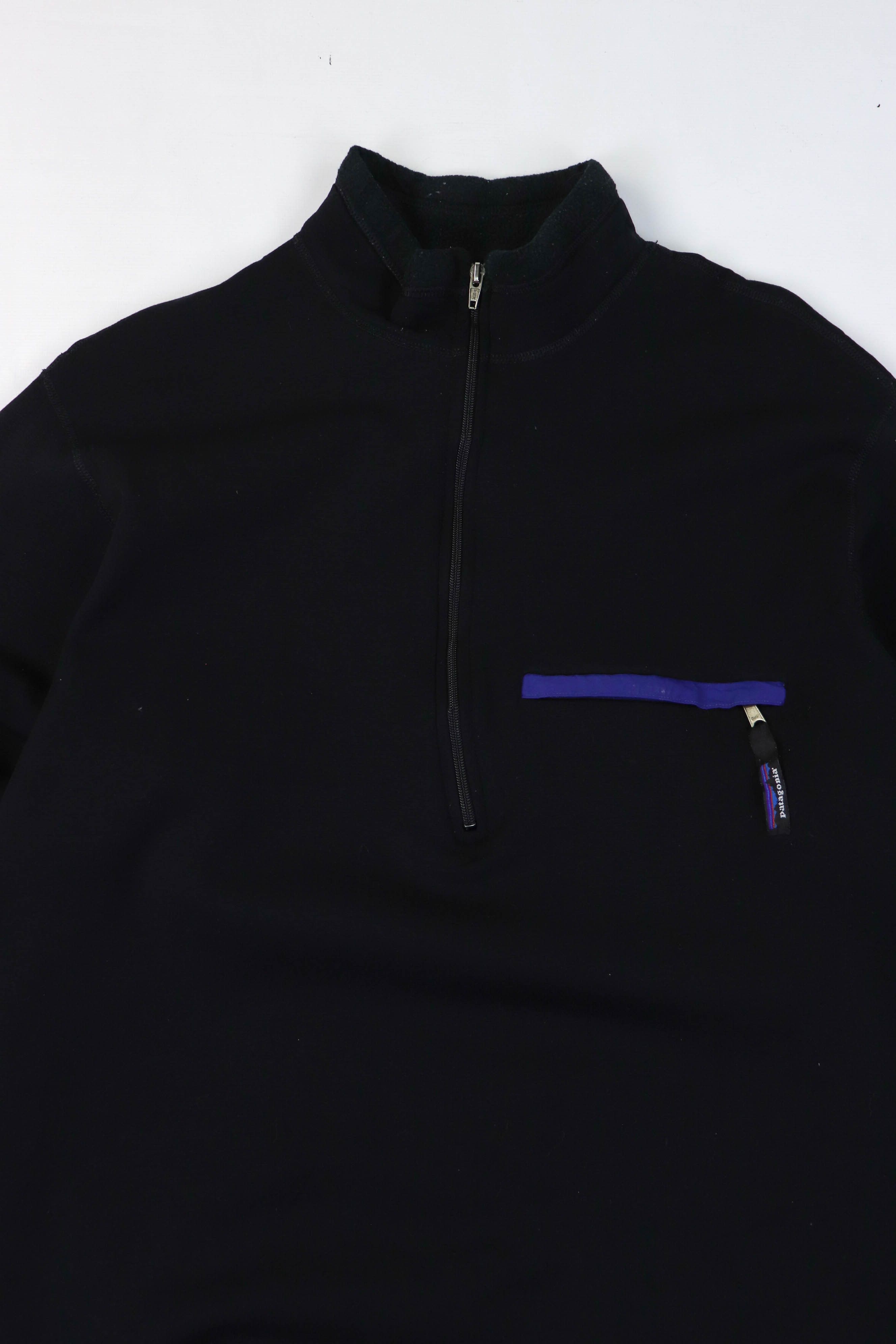 Patagonia Vintage Patagonia Made in USA Fleece Thermo Zip Pullover Size US XL / EU 56 / 4 - 3 Thumbnail
