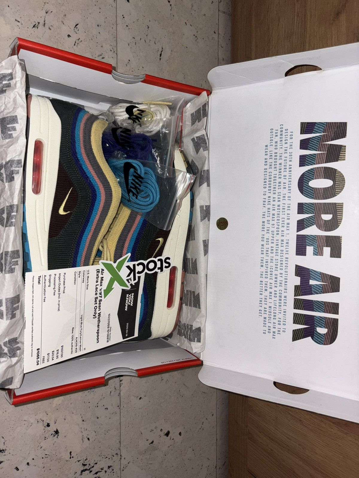 Nike Nike Air Max 1/97 Sean Wotherspoon Size US 11 / EU 44 - 4 Thumbnail