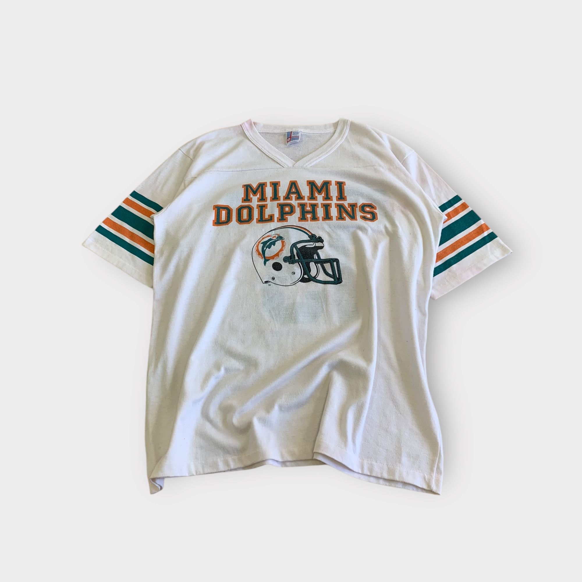 Vintage NFL Miami Dolphins t-shirt Size US XL / EU 56 / 4 - 2 Thumbnail