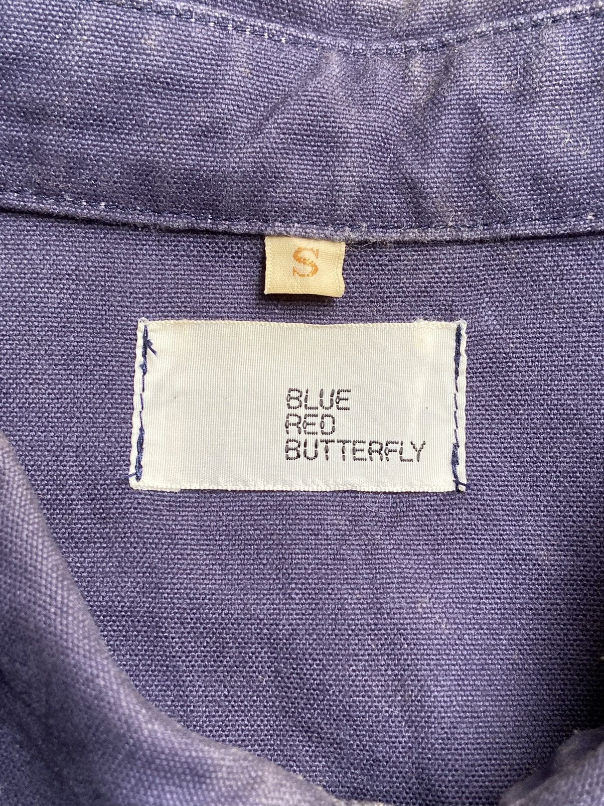 Blue Blue Japan BLUE RED BUTTERFLY Asymetrical Navy Shirt Size US S / EU 44-46 / 1 - 11 Thumbnail