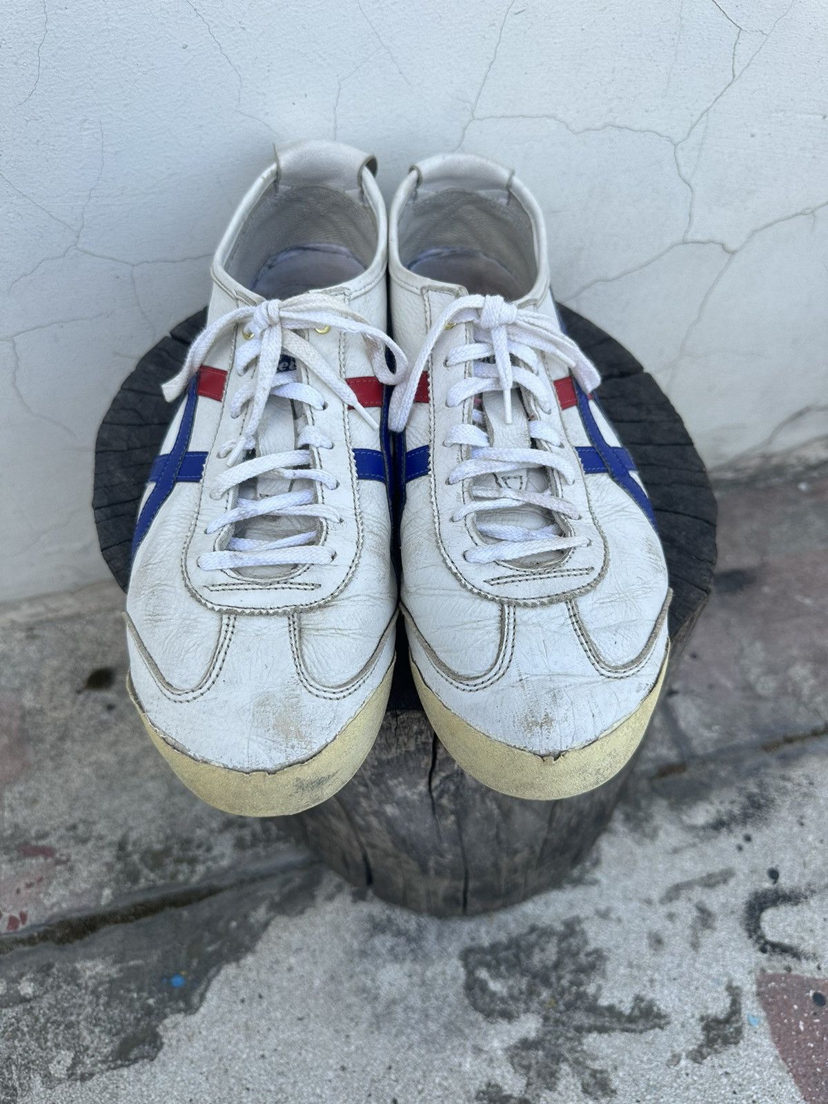 Asics Vintage ASICS Tiger Onitsuka Mexico 66 Leather Sneakers Size US 11.5 / EU 44-45 - 3 Thumbnail