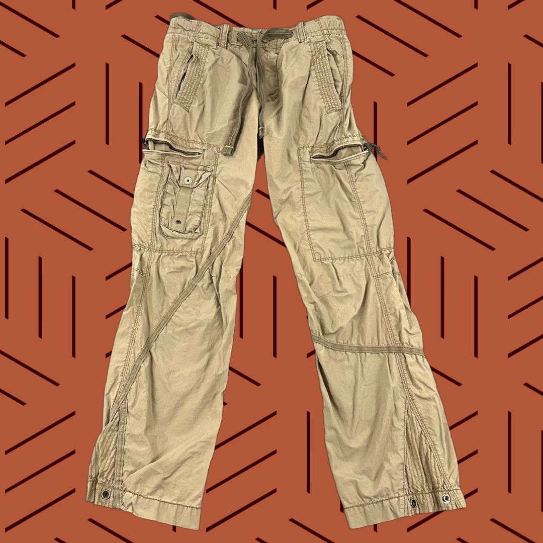 Gap Gap Cargo Pants Women's 28-30 Adjustable Utility Tactical Brown Retro Classic Size 28" / US 6 / IT 42 - 1 Thumbnail