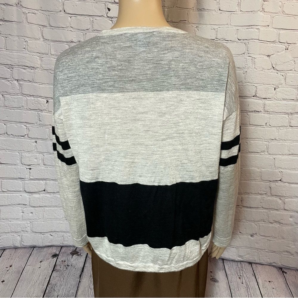 Autumn Cashmere Autumn Cashmere Colorblock Drawstring Hem Sweater Size XS Size XS / US 0-2 / IT 36-38 - 7 Thumbnail