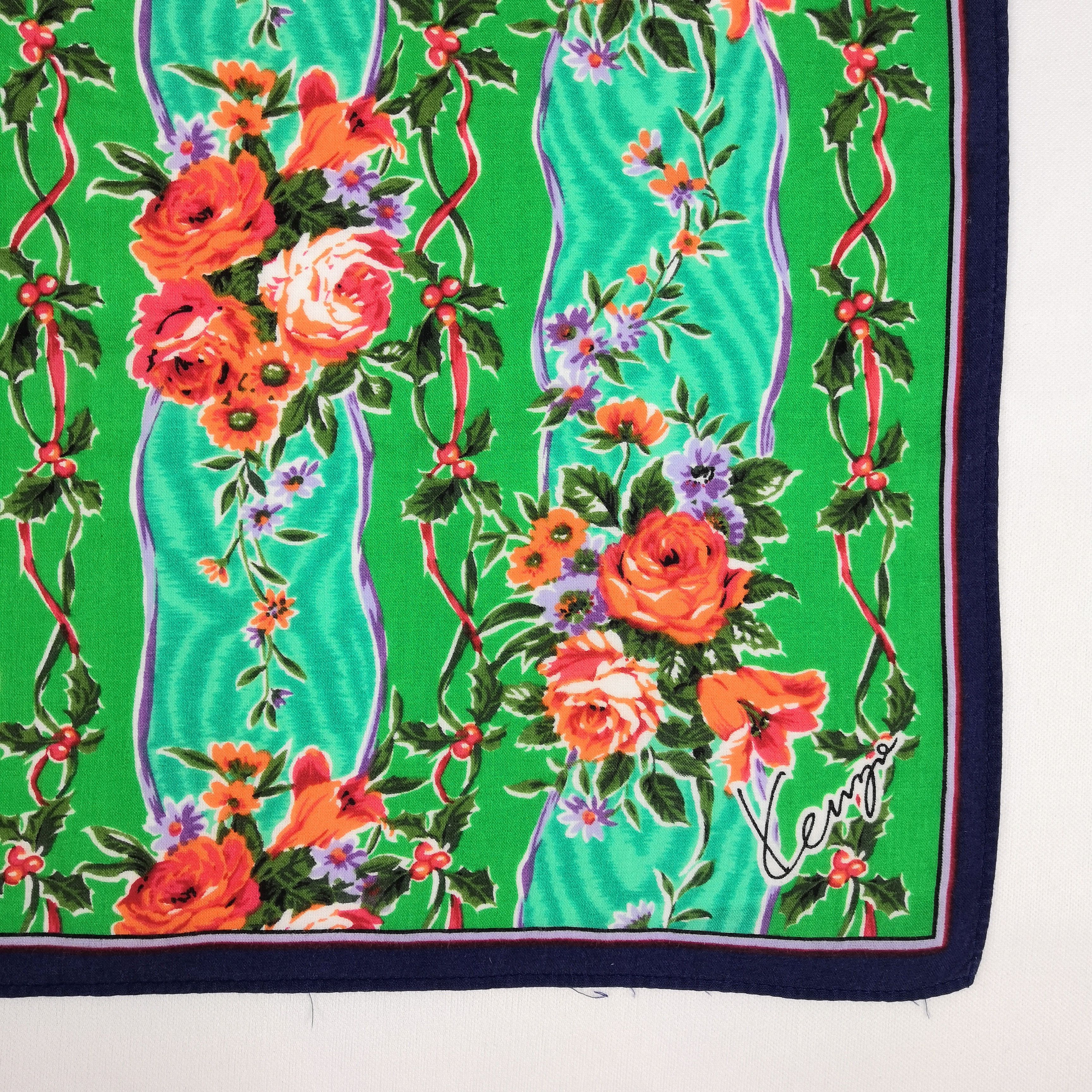 Kenzo Vintage Kenzo Handkerchief Neckerchief Bandana Size ONE SIZE - 2 Thumbnail