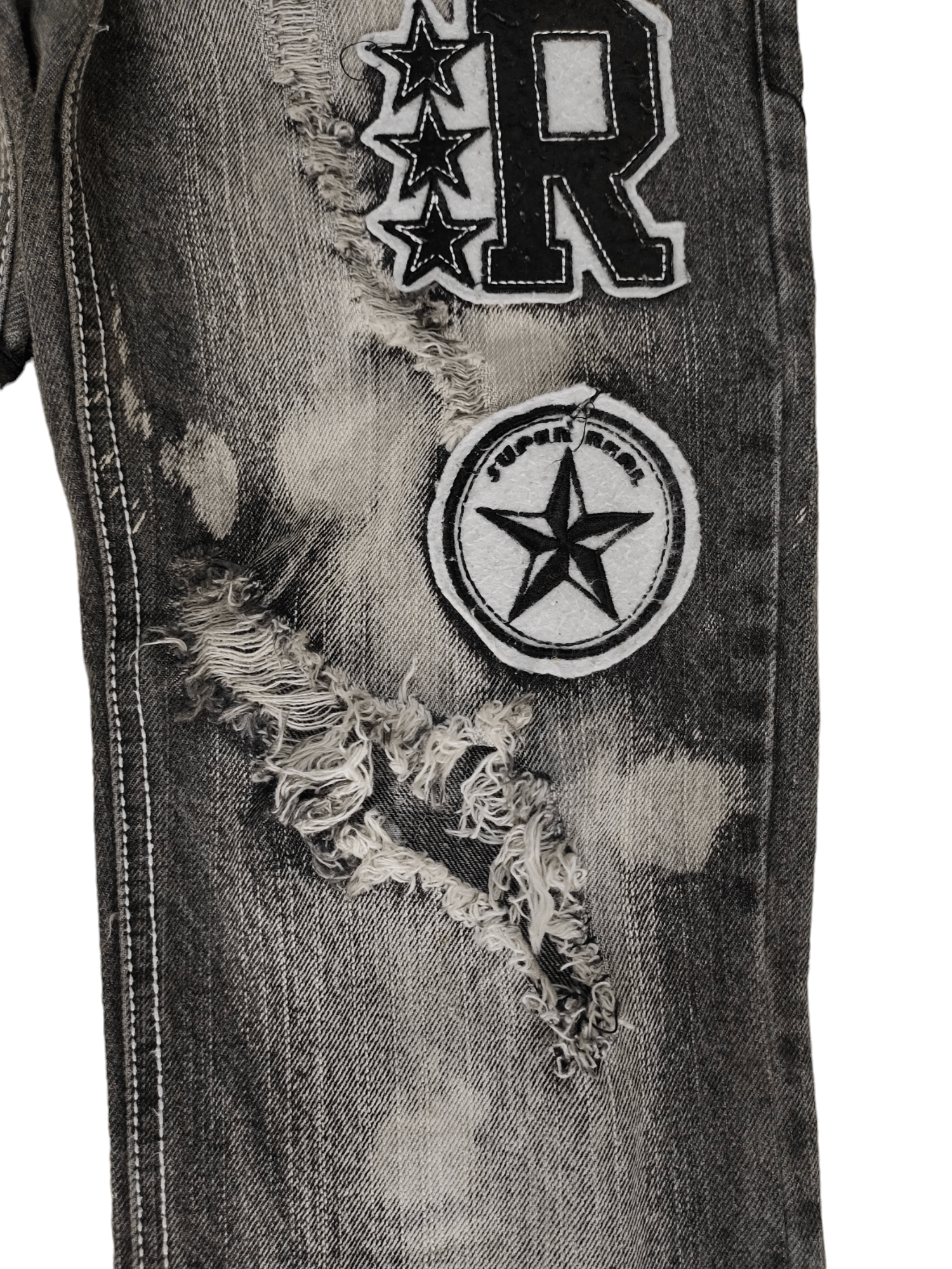 If Six Was Nine Vintage Clone Japan Patches Distress Faded Undercover Style Size US 30 / EU 46 - 7 Thumbnail