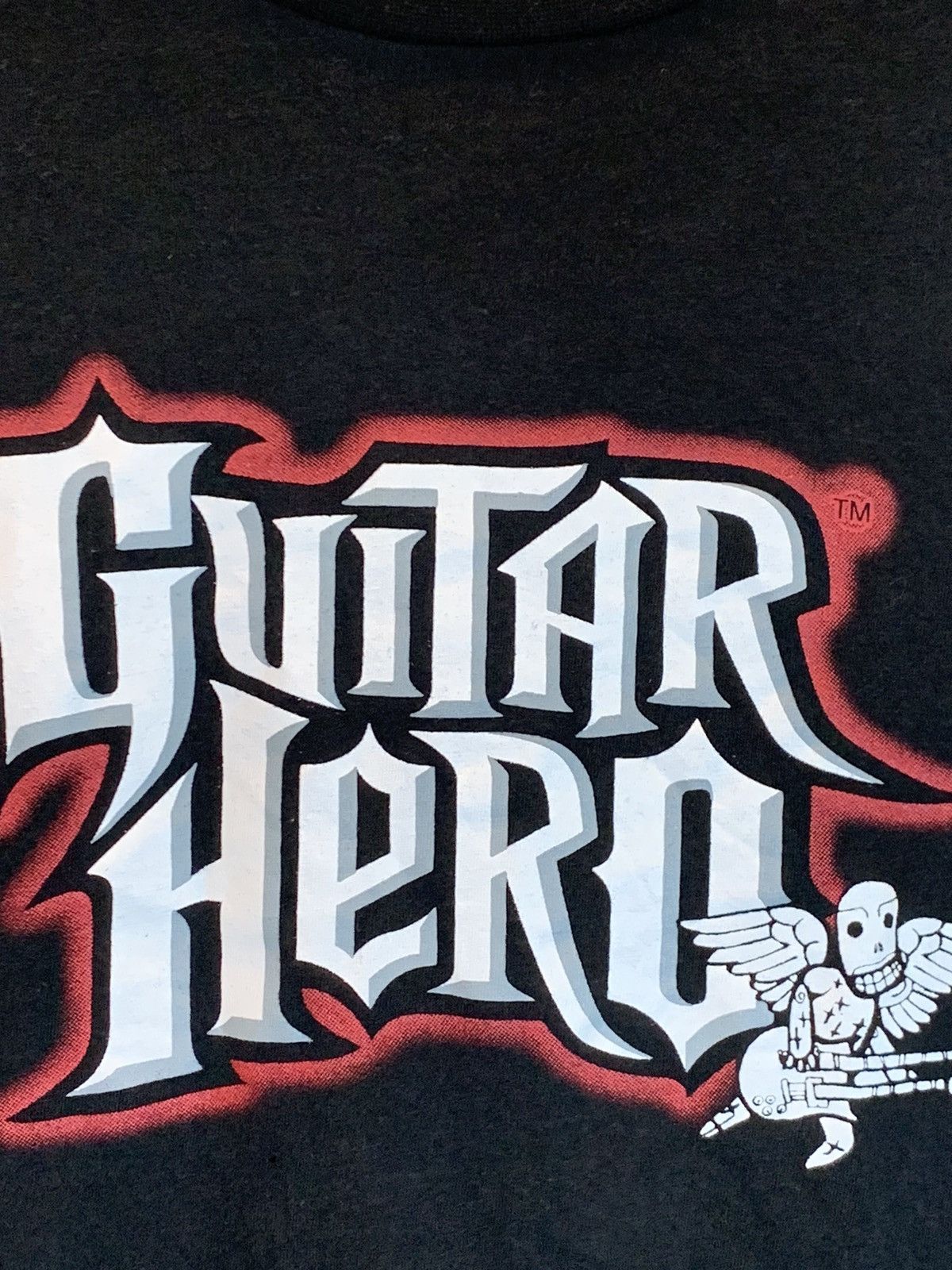 *RARE* Vintage 2005 Guitar Hero Video Game Promo Art T-Shirt