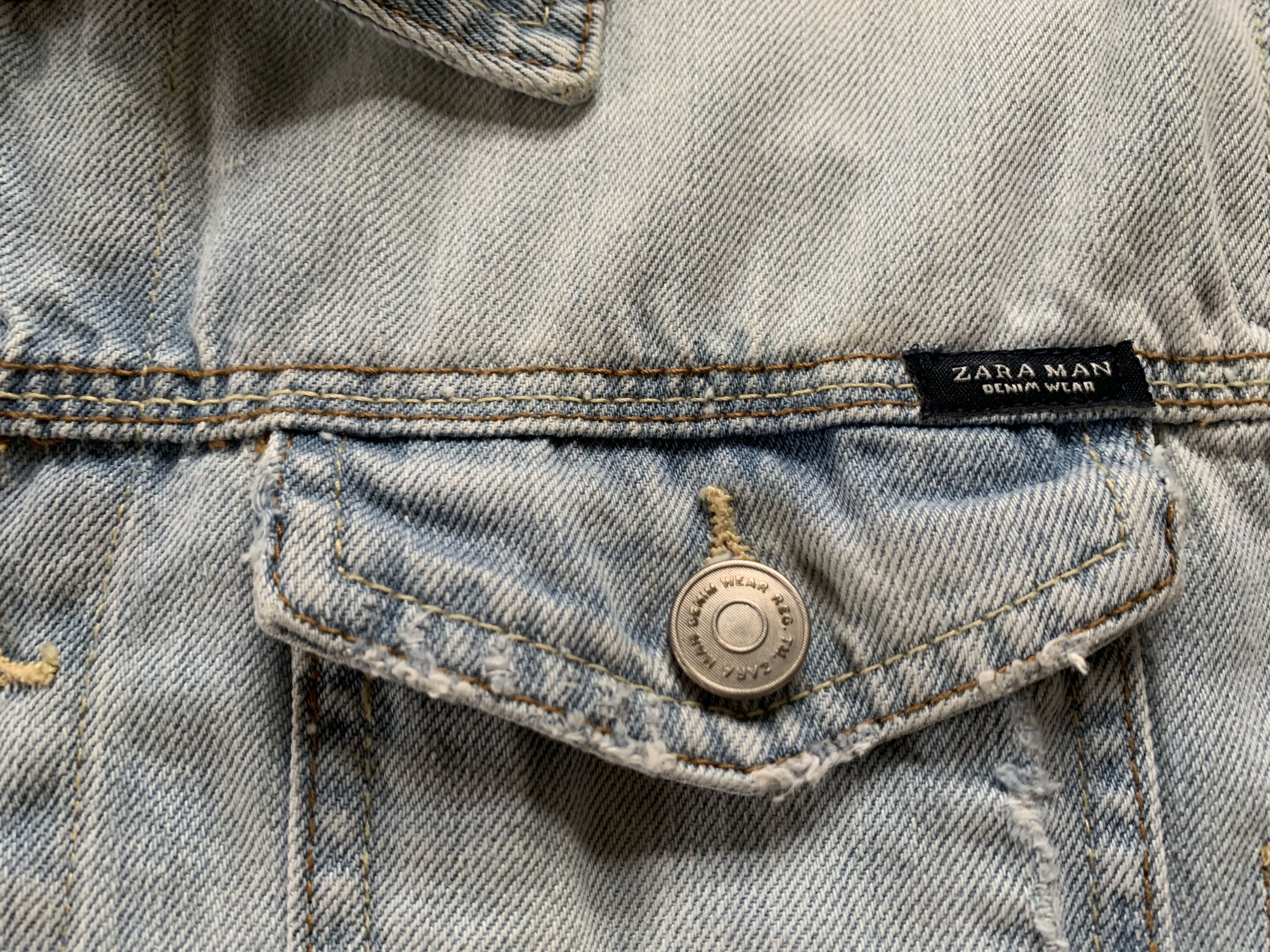Zara Zara Man Jeans Denim Jacket Size US M / EU 48-50 / 2 - 5 Thumbnail