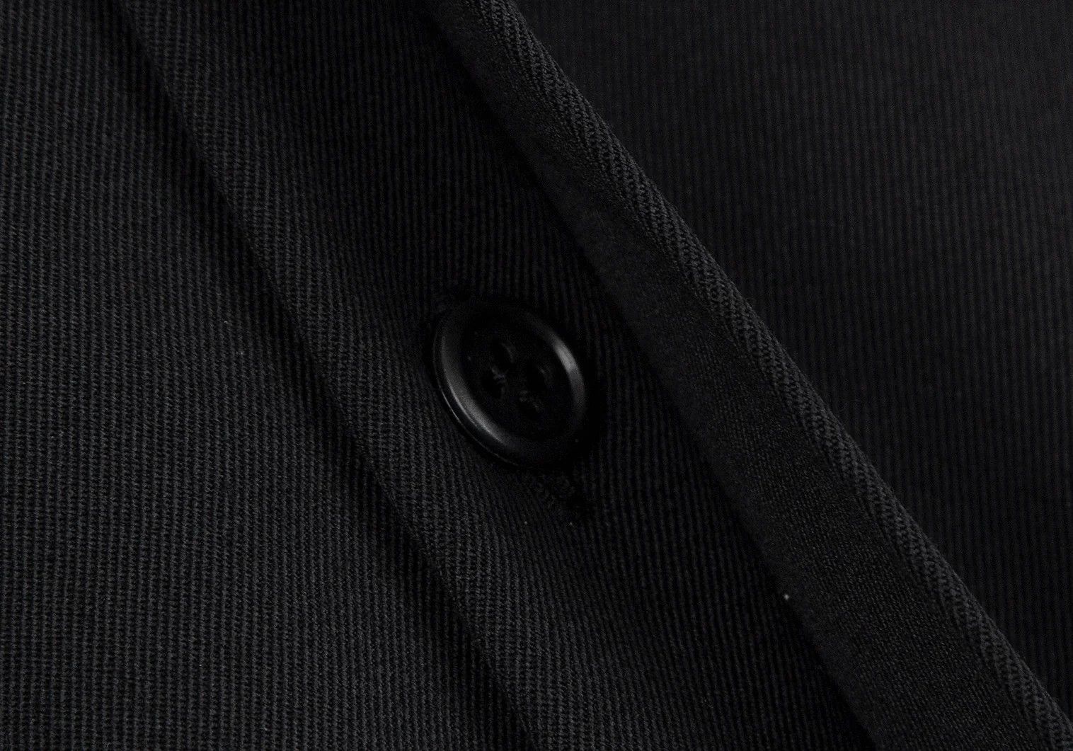 Yohji Yamamoto Yohji Yamamoto Ribbed Cuff Knit Wool Shirt Size US M / EU 48-50 / 2 - 5 Thumbnail