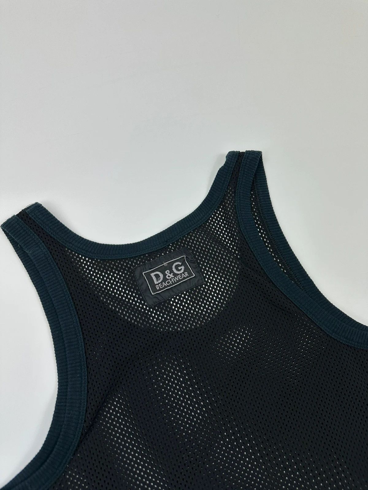 Dolce & Gabbana Dolce Gabbana SS2002 Beachwear Mesh Tank Top Black Size M / US 6-8 / IT 42-44 - 4 Thumbnail