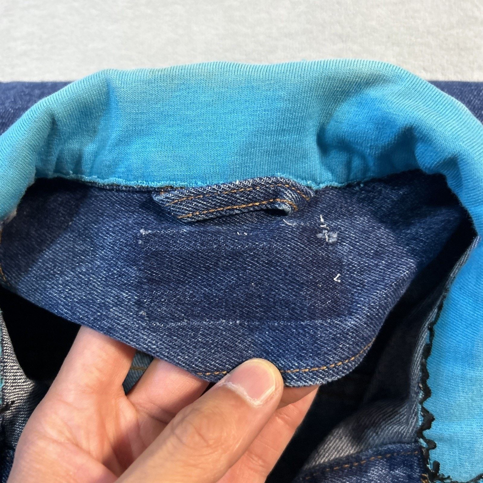 Levi's Denim Barn Jacket Native Paint Women 1X Sergio Valente Chore Size XL / US 12-14 / IT 48-50 - 7 Thumbnail
