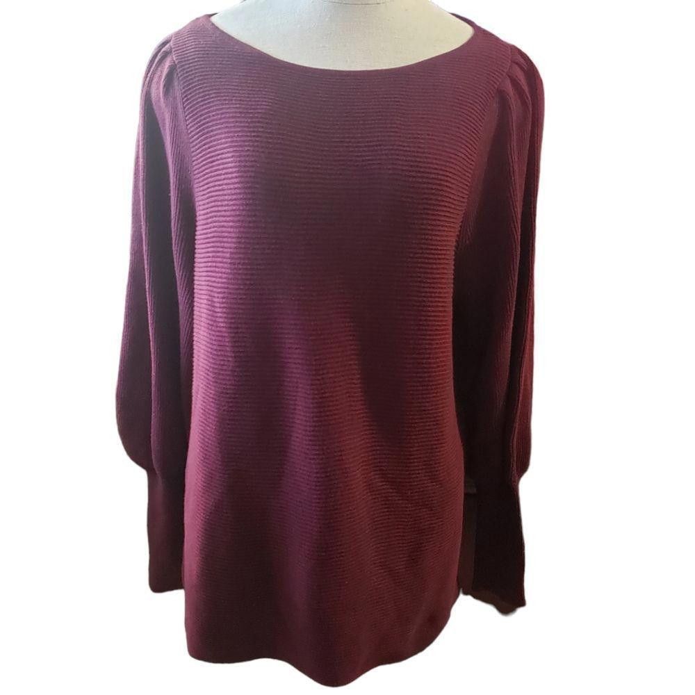 Designer CT1299a 1. STATE LONG SLEEVE RIBBED SWEATER M Size M / US 6-8 / IT 42-44 - 1 Thumbnail