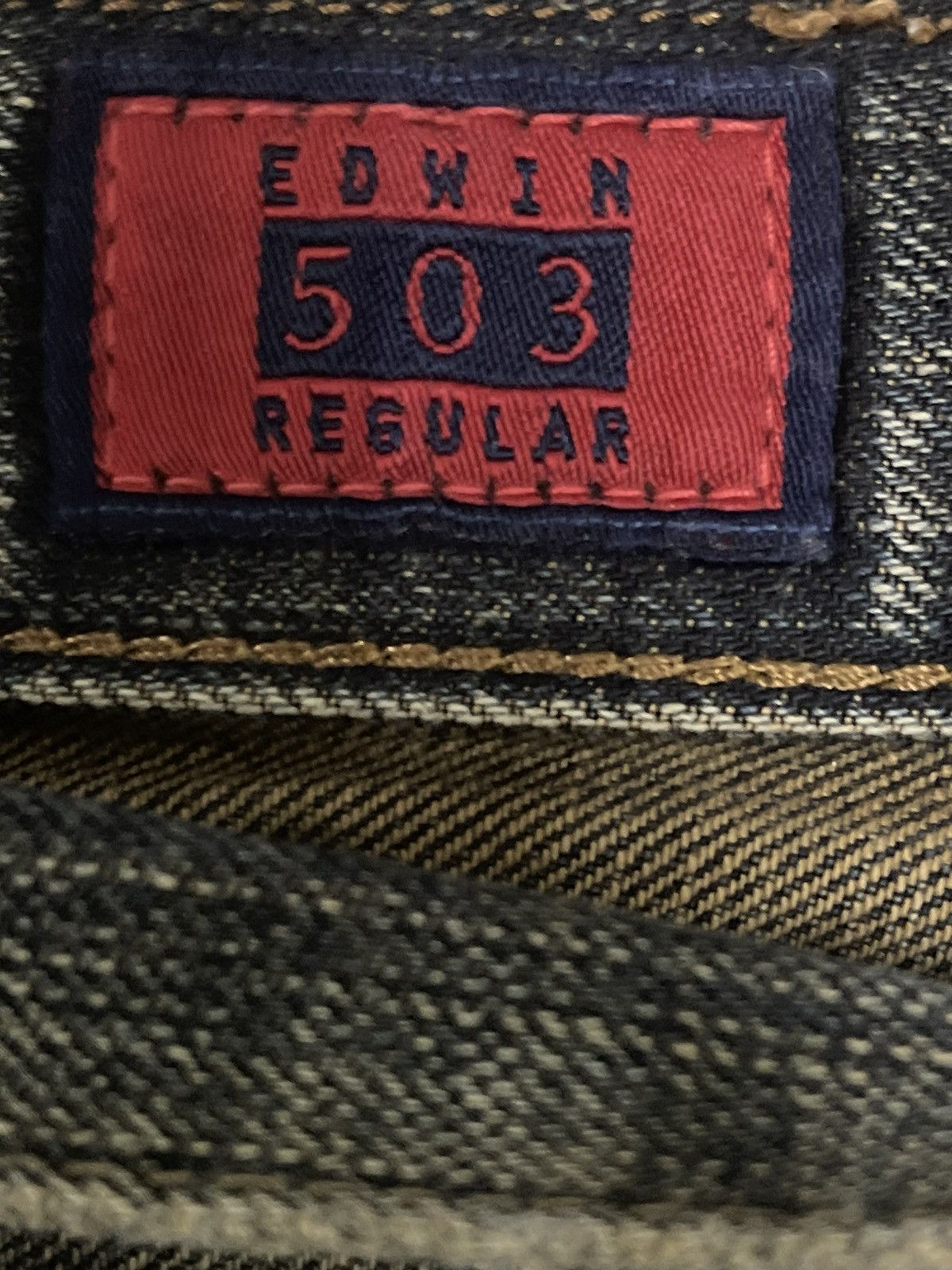 Edwin Vintage Edwin 503 Classic Style Distressed Jeans Size US 33 - 7 Thumbnail