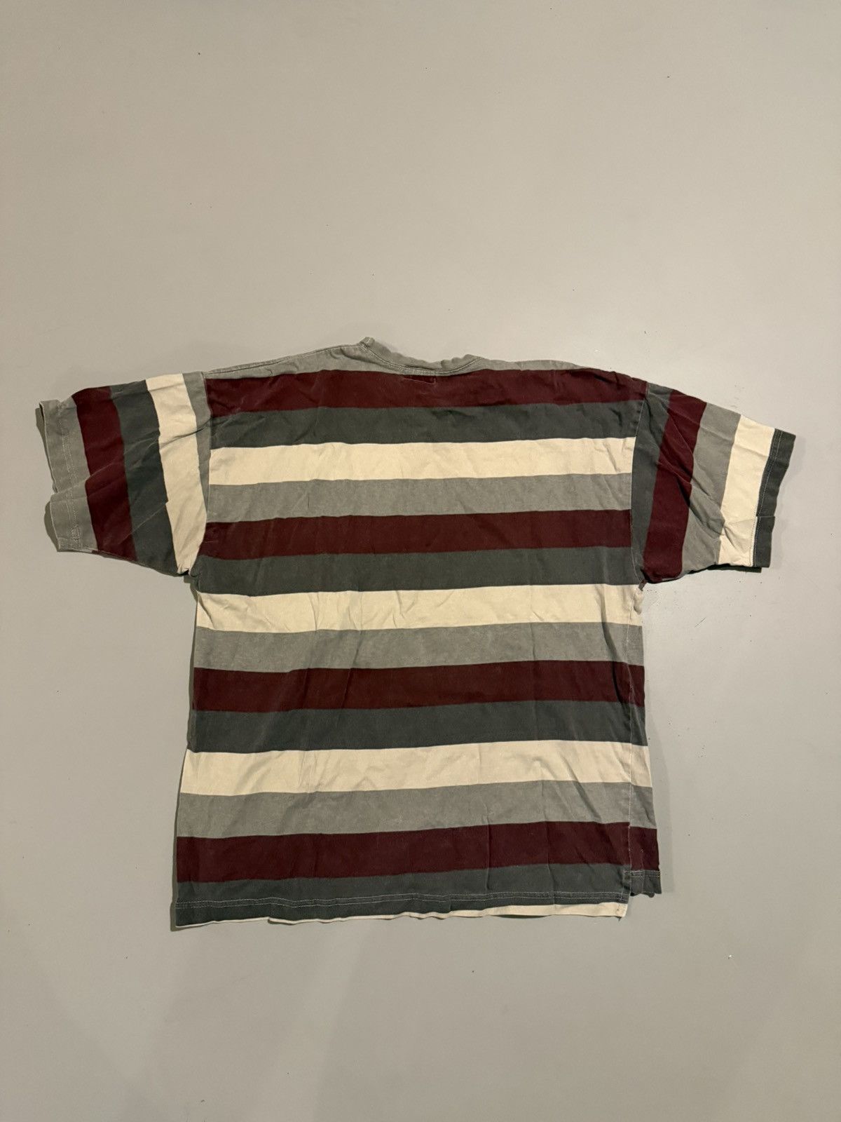 Quiksilver Vintage 90s Quiksilver AOP Striped Surf Surfing Shirt Tee XL Size US XL / EU 56 / 4 - 7 Thumbnail