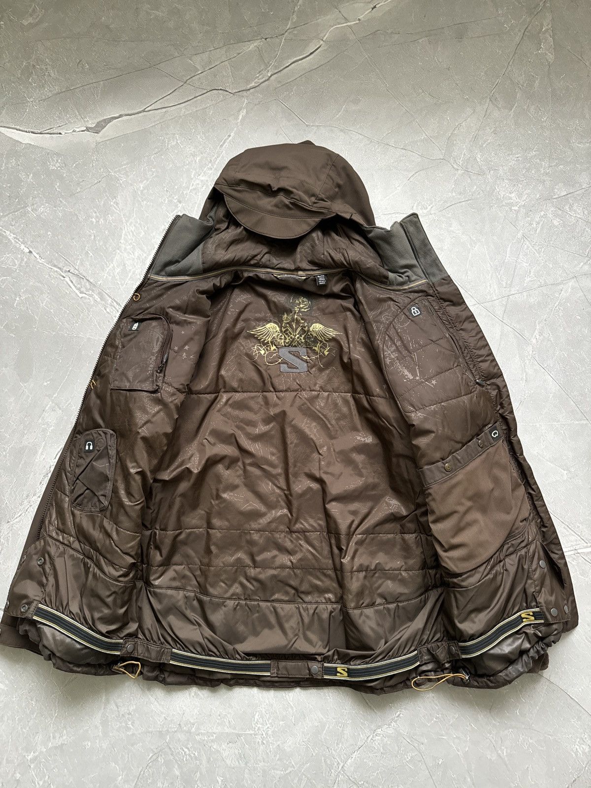 Salomon Vintage Salomon Ski Jacket Gorpcore Clima Pro Y2k Waterproof Size XL / US 12-14 / IT 48-50 - 9 Thumbnail