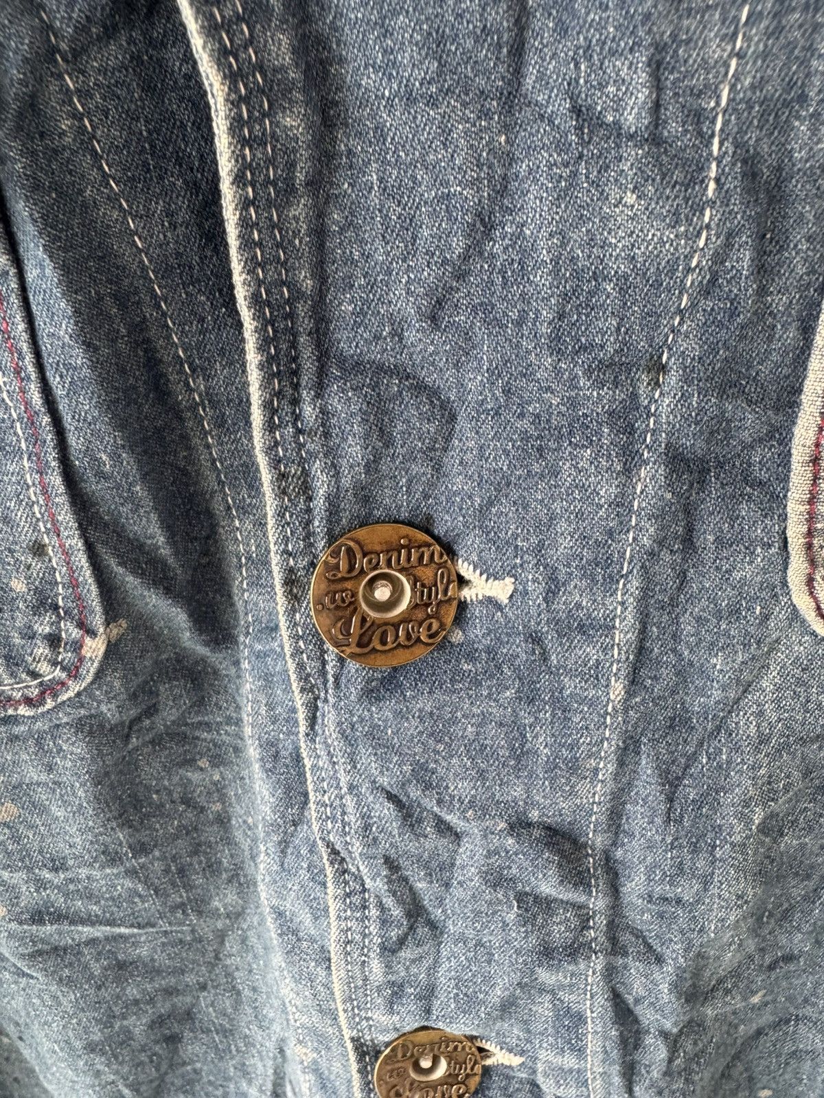 Denime VINTAGE DENIME PAINTER JACKET JEANS Size US M / EU 48-50 / 2 - 5 Thumbnail