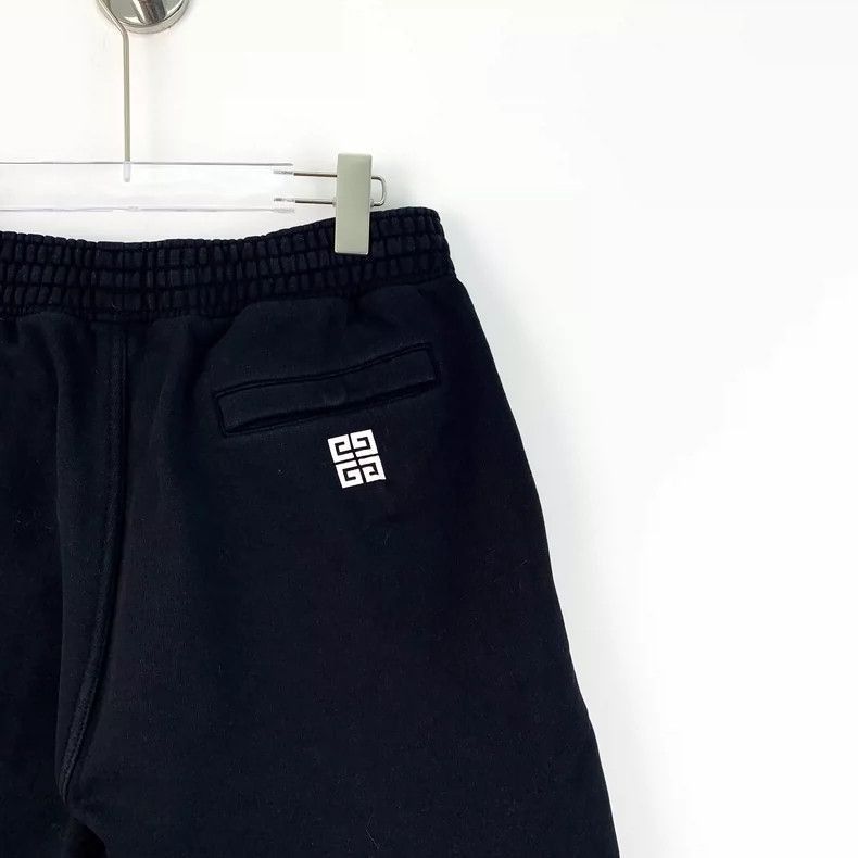 Givenchy Givenchy Givenchy Black Logo Print Casual Shorts -2507 Size US 32 / EU 48 - 5 Thumbnail
