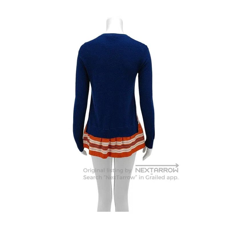 Louis Vuitton Louis Vuitton Navy Wool Long Sleeve Sweater . Size XS / US 0-2 / IT 36-38 - 2 Thumbnail