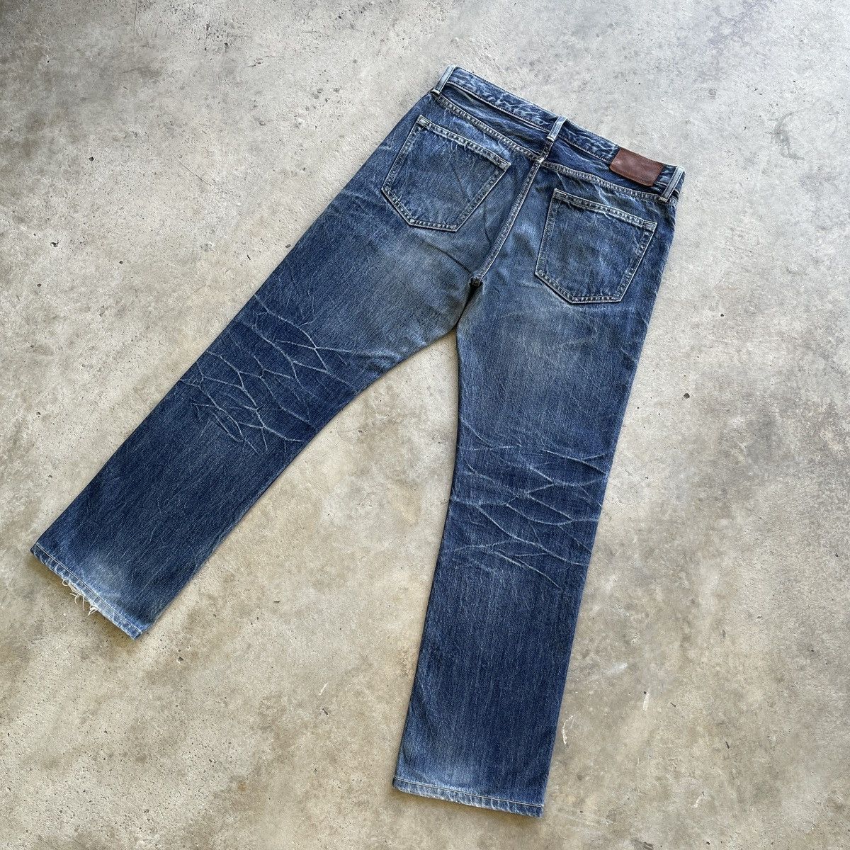 Japanese Brand Vintage Japanese Faded Distressed Jeans Denim Pants W34x30 Size US 34 / EU 50 - 13 Thumbnail