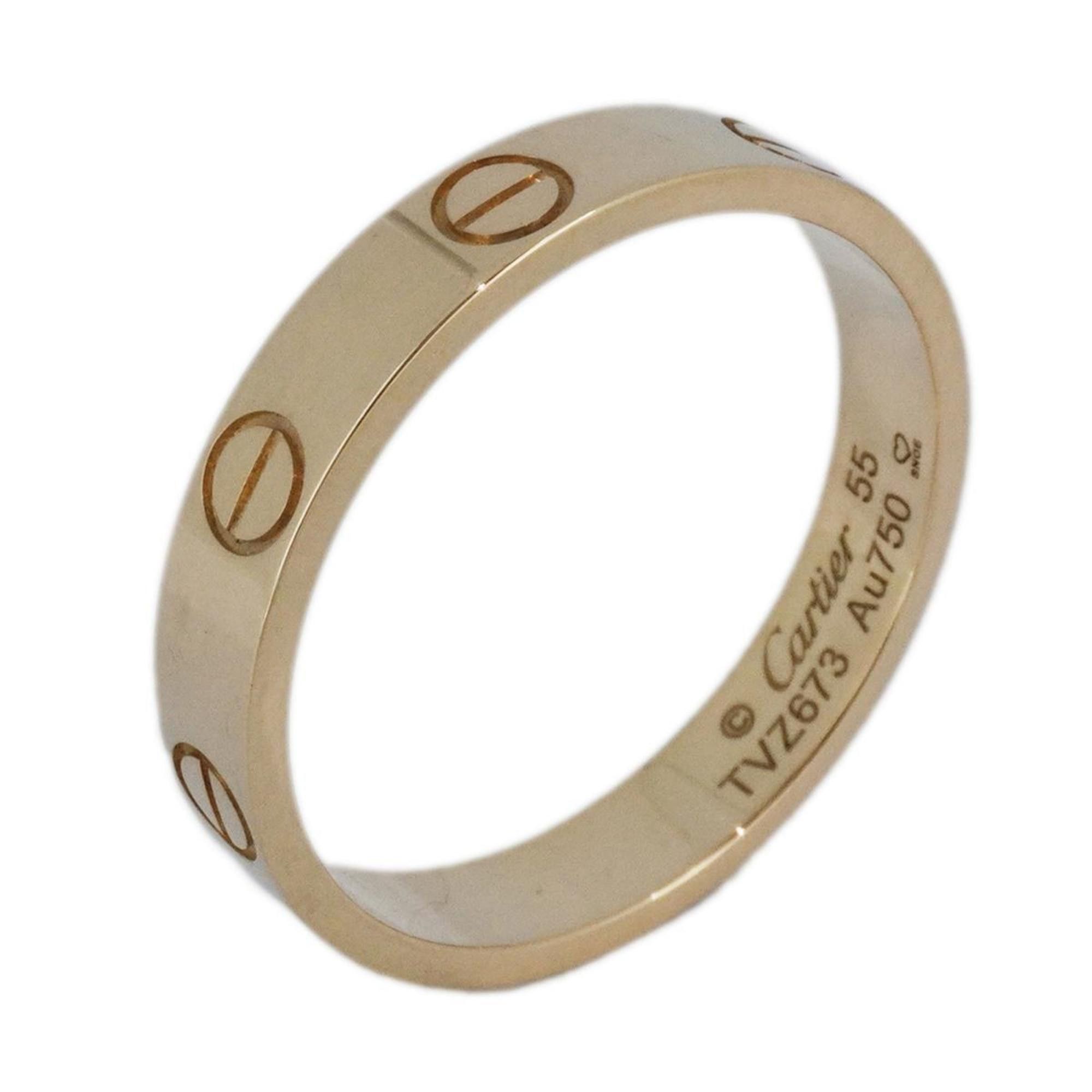 image of Cartier Ring Love K18Yg Yellow Gold Ladies, Women's