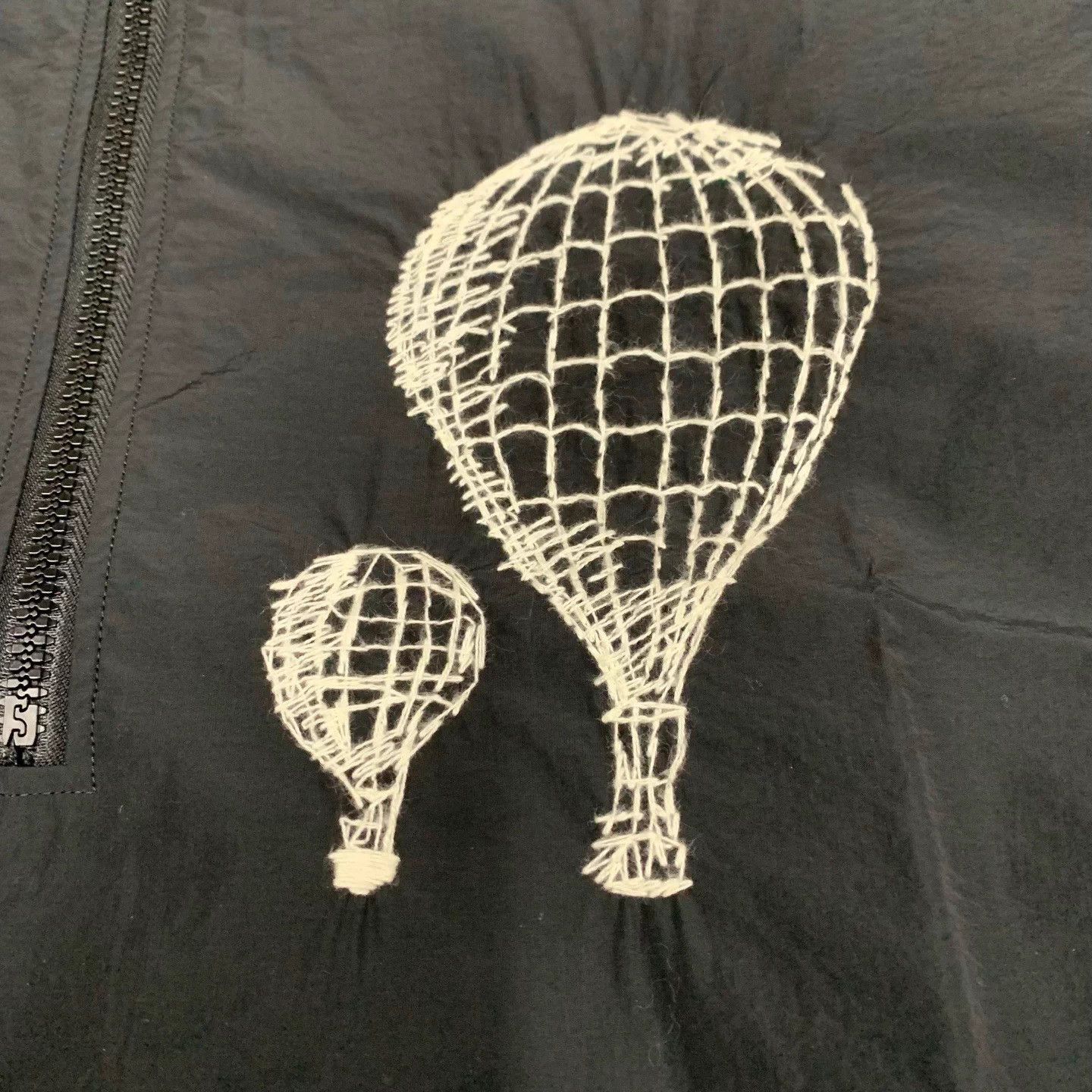 Louis Vuitton LV Black Hot Air Balloon Stitched Logo Half-Zip LS Shirt XL Size US XL / EU 56 / 4 - 8 Thumbnail