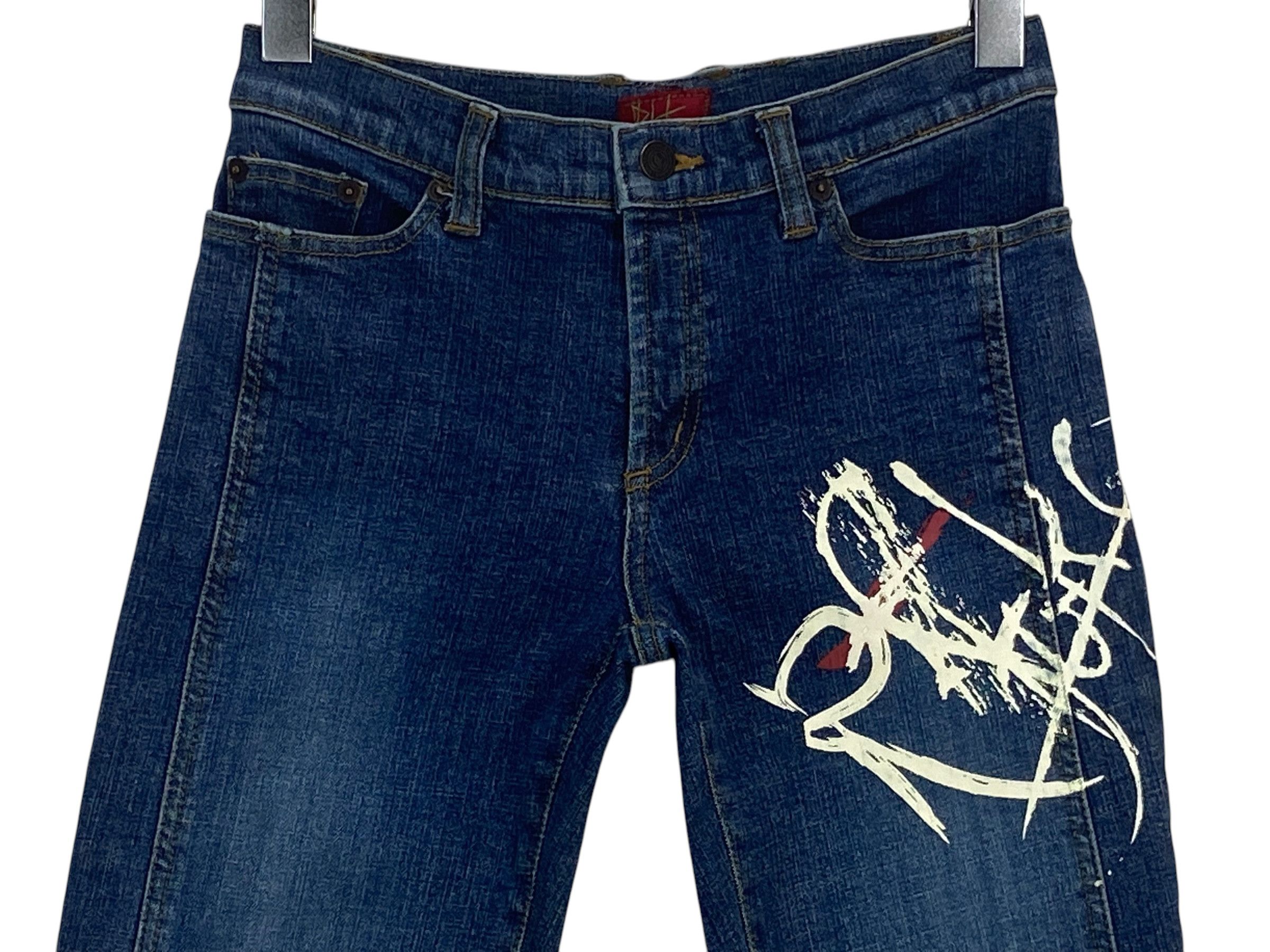 Other Bootcut Denim Jeans Beads Stud Embellished Flare Pants Size 26" / US 2 / IT 38 - 3 Thumbnail
