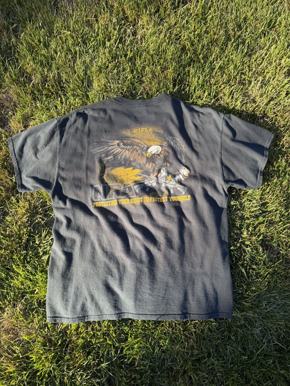 Vintage Vintage NRA T-Shirt Size US L / EU 52-54 / 3 - 3 Thumbnail