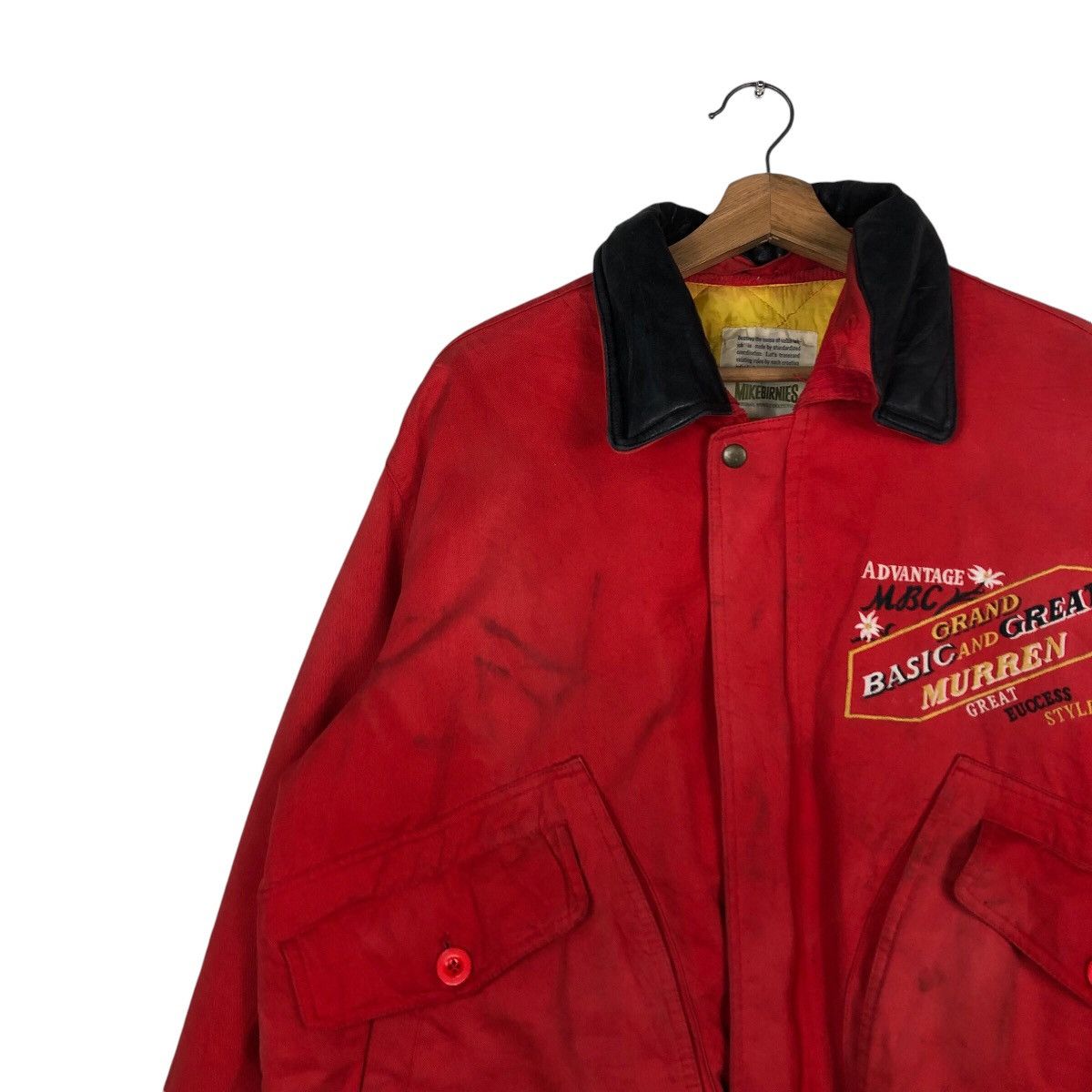 Japanese Brand Vintage Bomber Jacket Parachute Design Mikebirnies American Size US M / EU 48-50 / 2 - 8 Thumbnail