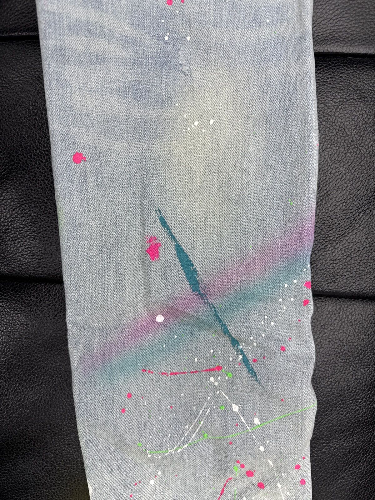 Amiri Amiri paint splatter 31 Size US 31 - 6 Thumbnail
