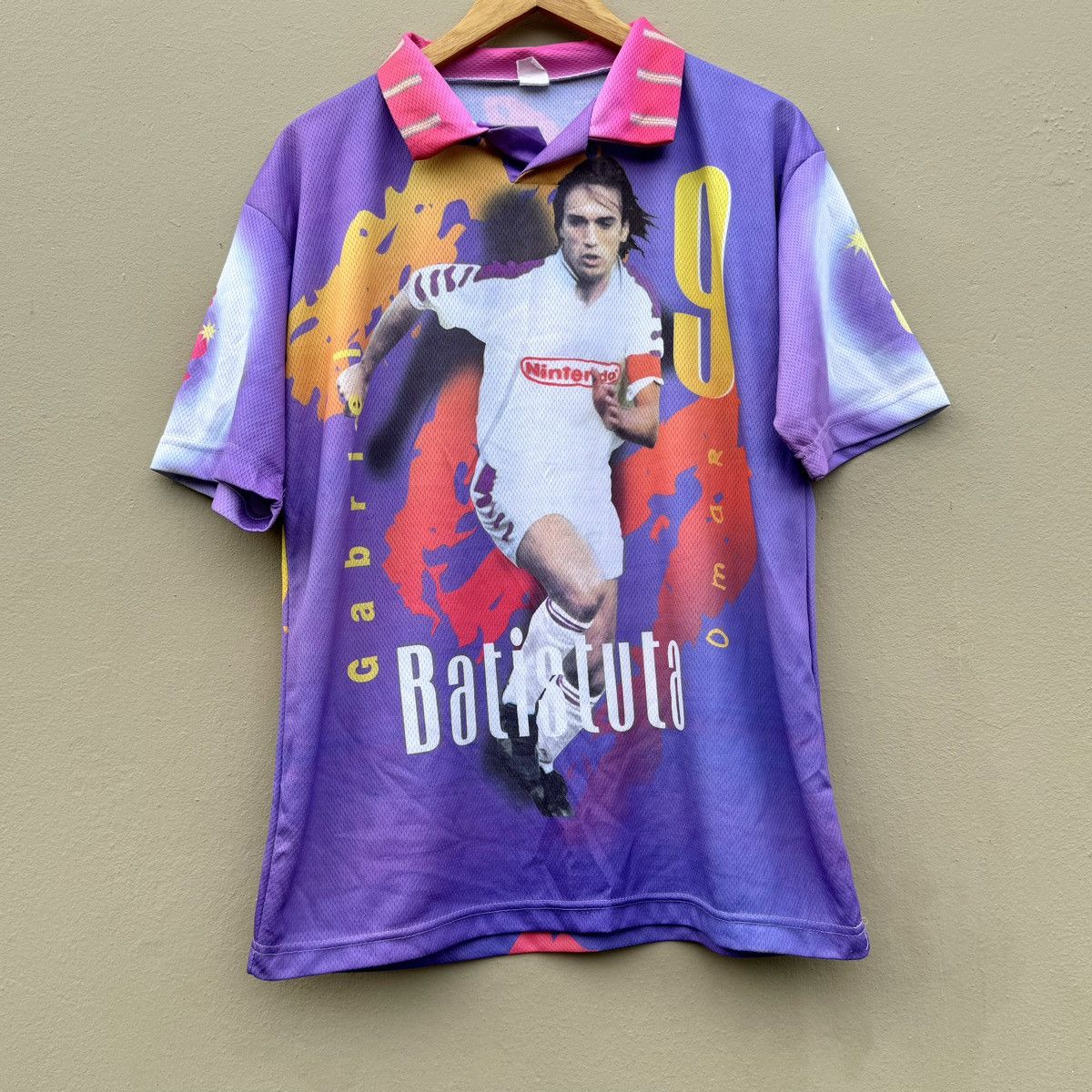 Vintage Vintage batistuta fiorentina football jersey very rare Size US XL / EU 56 / 4 - 1 Thumbnail