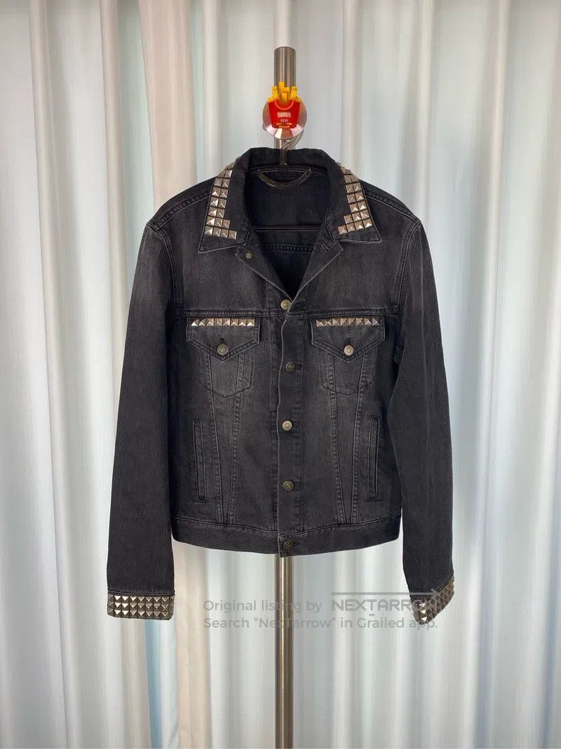 Gucci Gucci Black Panther Embroidery Riveted Denim Jacket Size US S / EU 44-46 / 1 - 1 Thumbnail