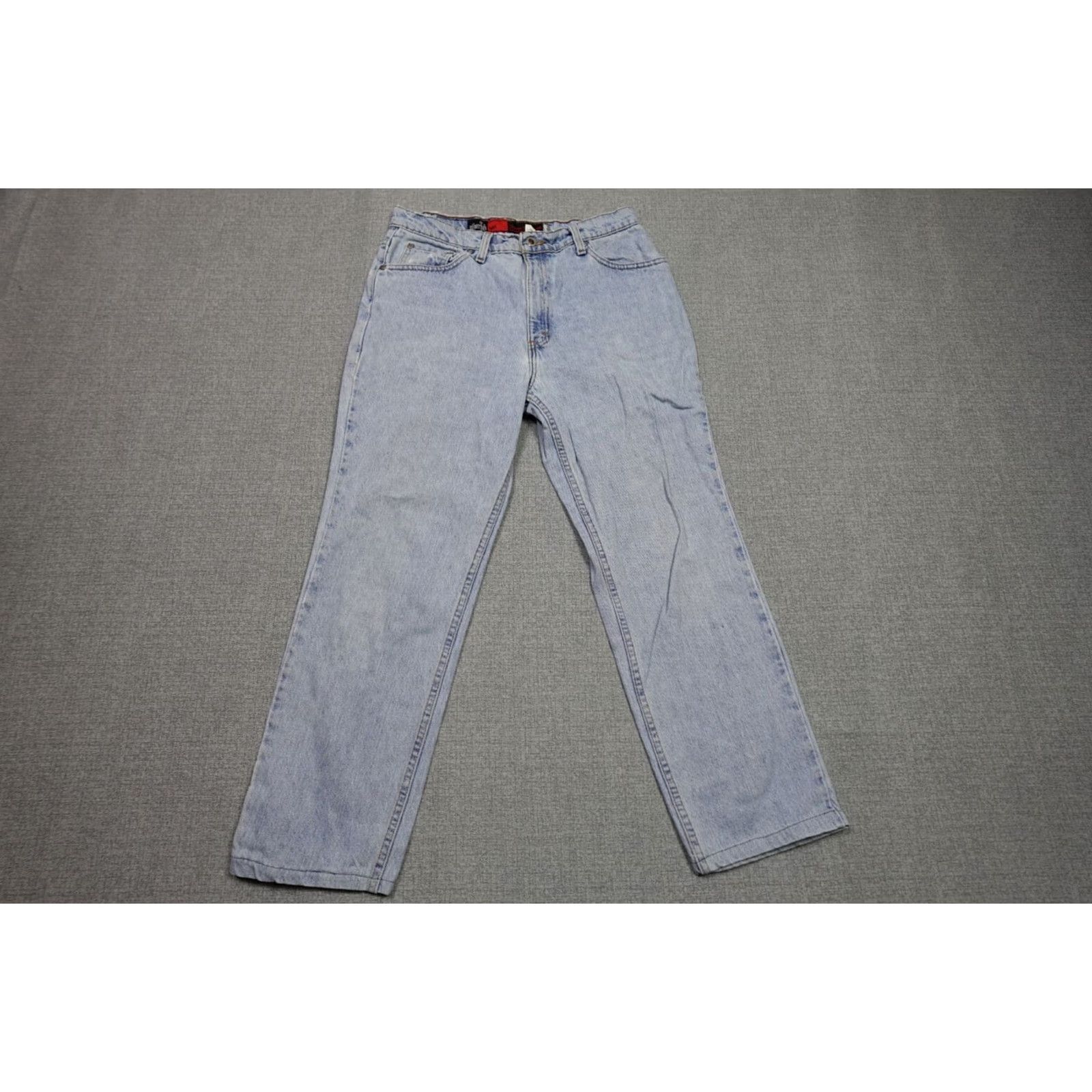 Levi's VINTAGE Levi's Silvertab Jeans Womens Size 13 Blue Loose Baggy Fit Light Wash 90s Mens Womens Jeans Size 34" / US 12 / IT 48 - 2 Thumbnail