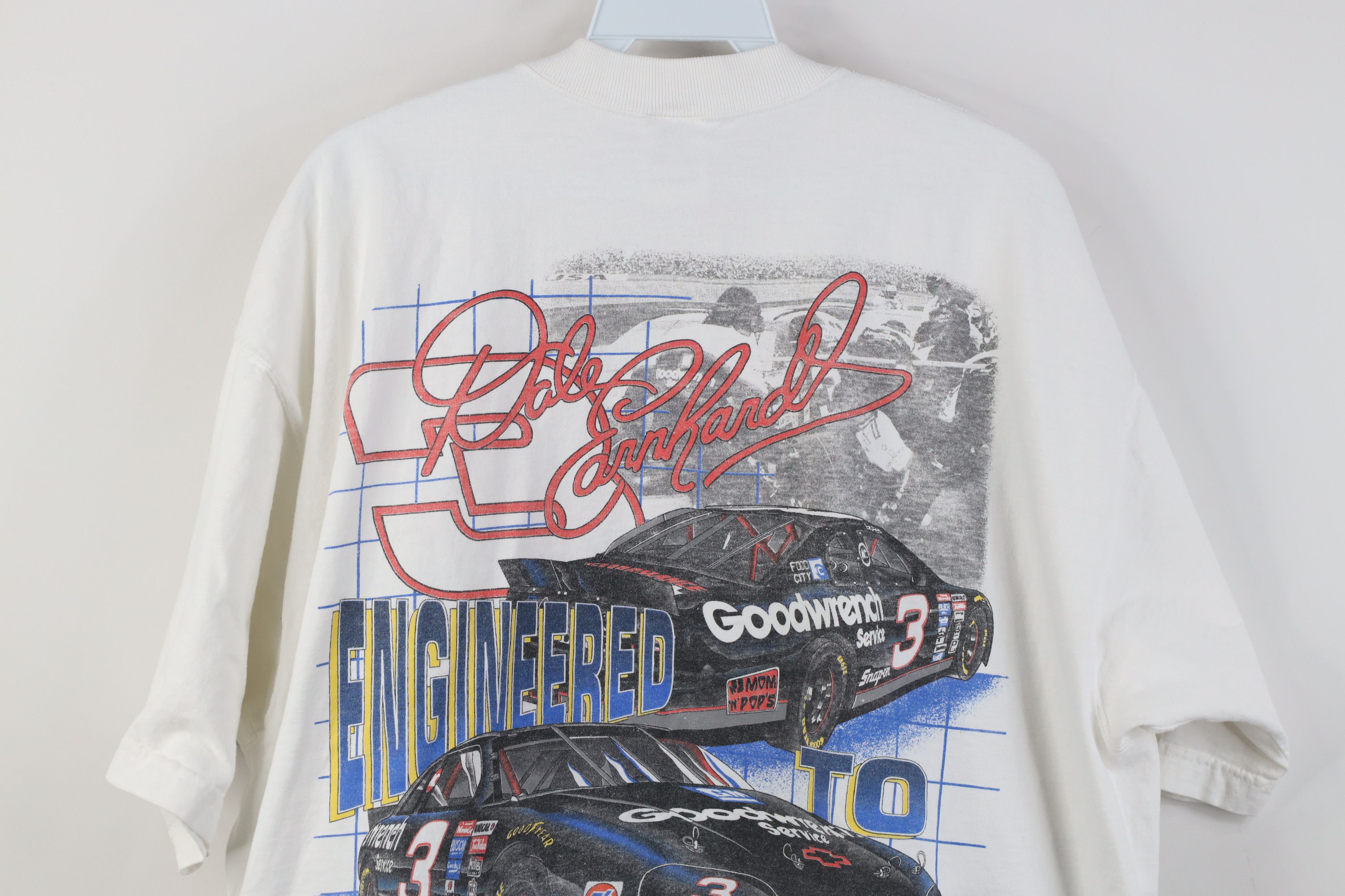 Vintage Vintage 90s NASCAR Earnhardt Racing All Over Print T-Shirt Size US XL / EU 56 / 4 - 14 Thumbnail
