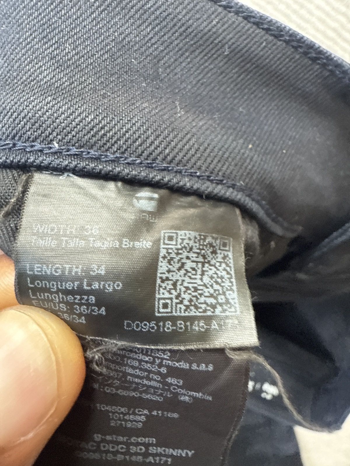 G-Star G-star Motac 3D Skinny Denim Size US 36 / EU 52 - 2 Thumbnail