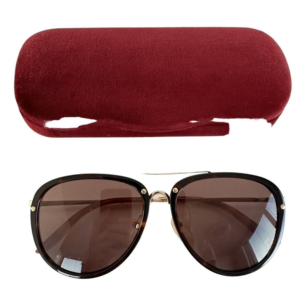 brown other gucci sunglasses