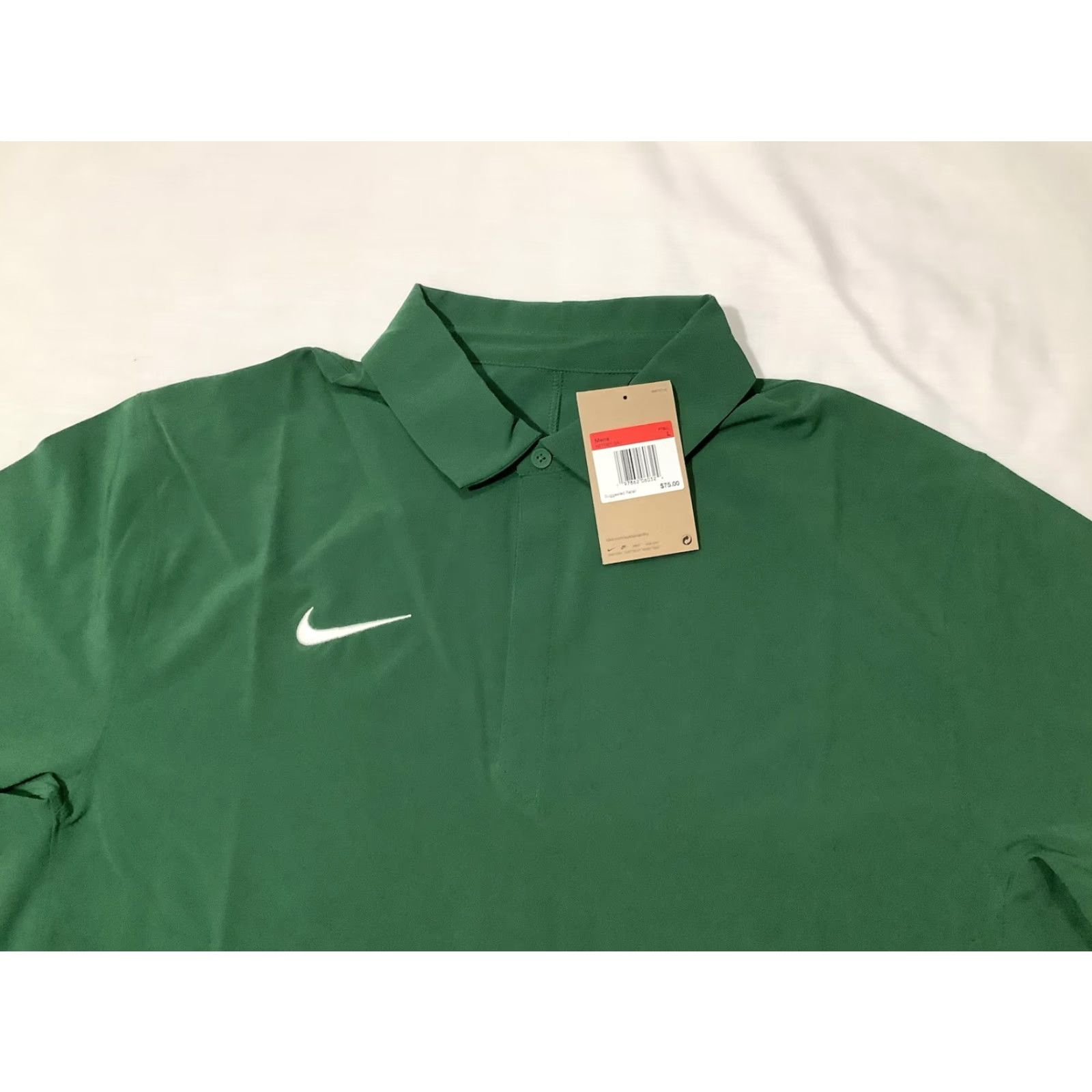Nike Nike Dri-FIT Polo Shirt Mens Large Green Golf Athletic Move To Zero HF7061-341 Size US L / EU 52-54 / 3 - 2 Thumbnail